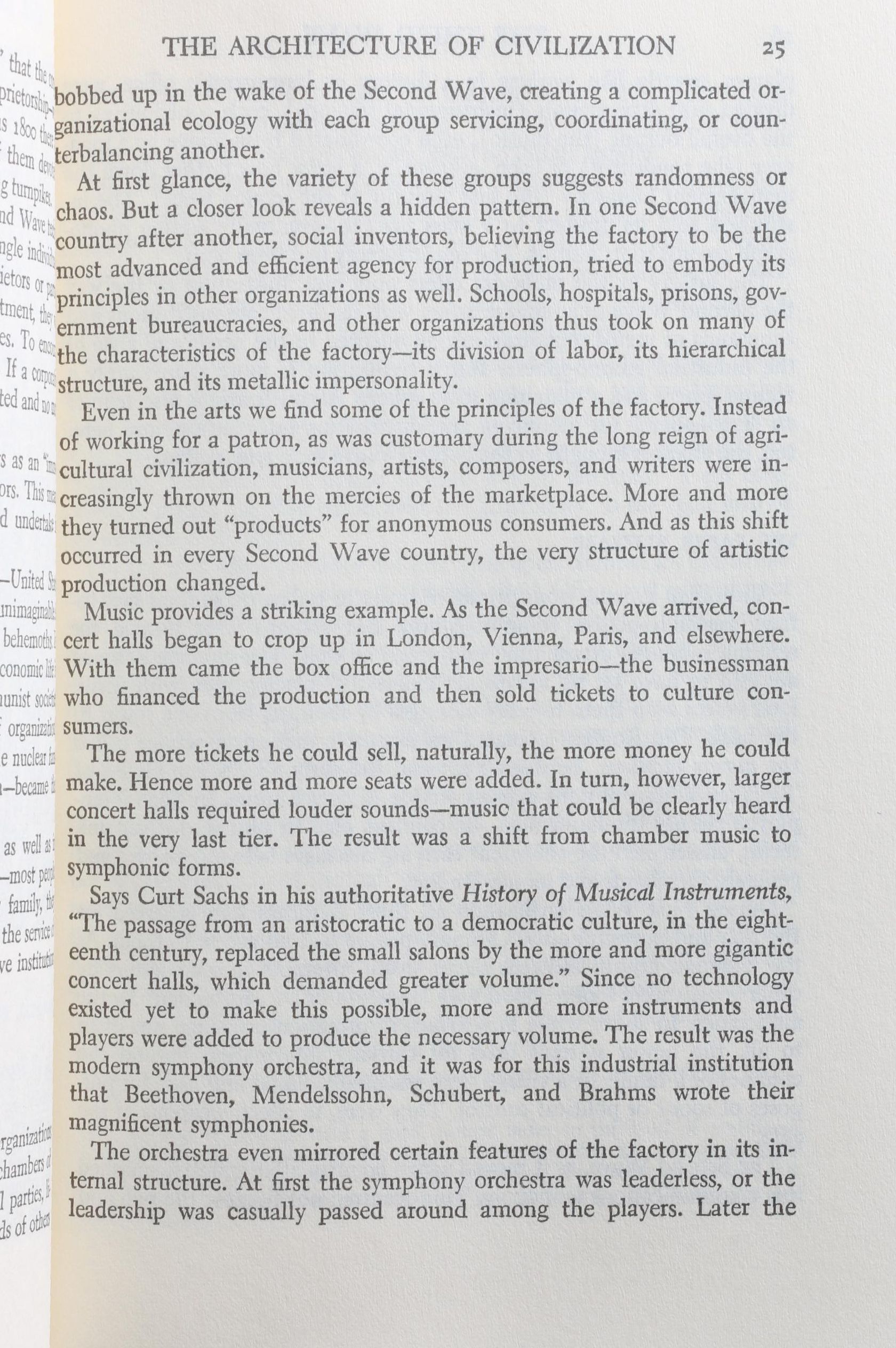 1980 First Edition "The Third Wave" by Alvin Toffler