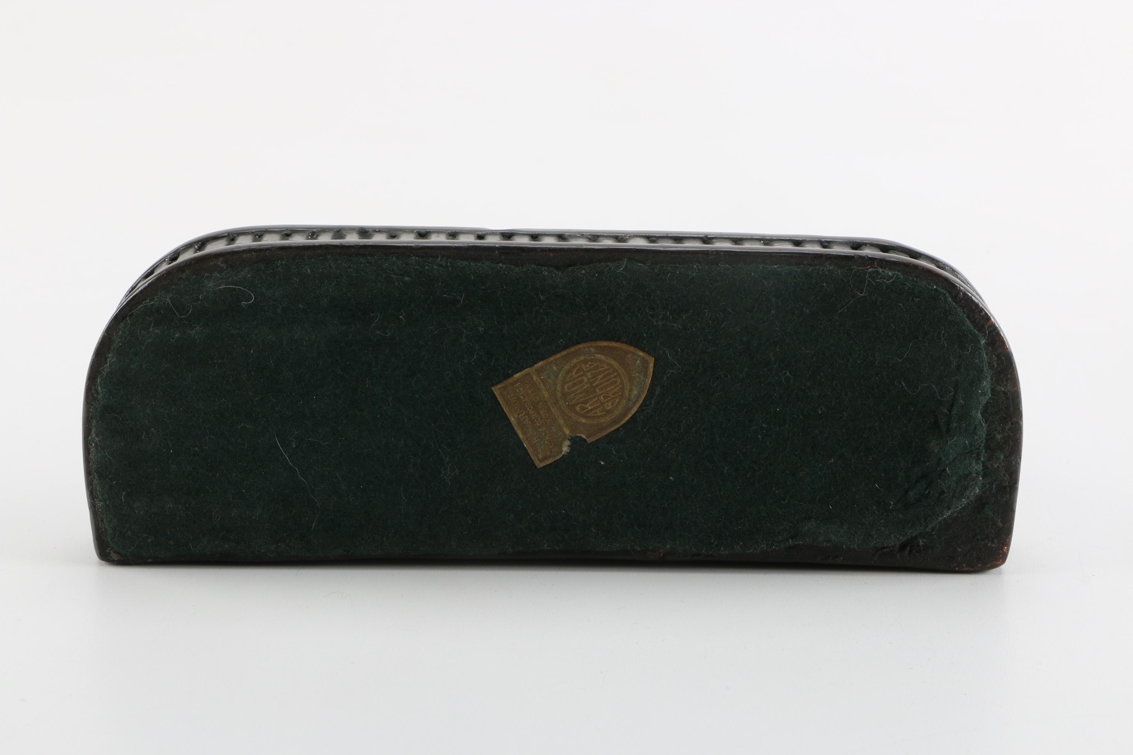 Vintage Armor Bronze German Shepherd Bookends