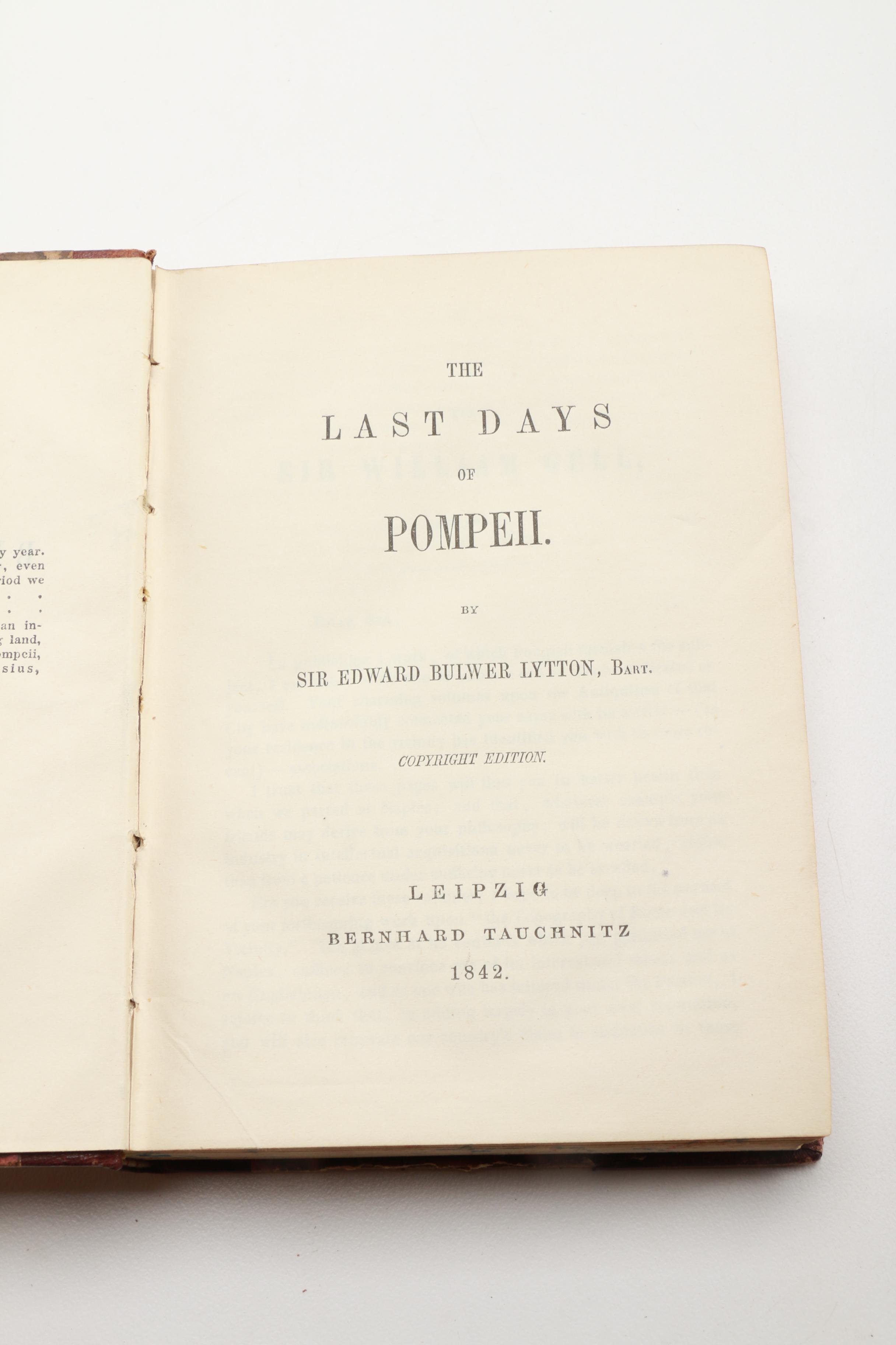 Sir Edward Bulwer-Lytton 13 Volume Book Set