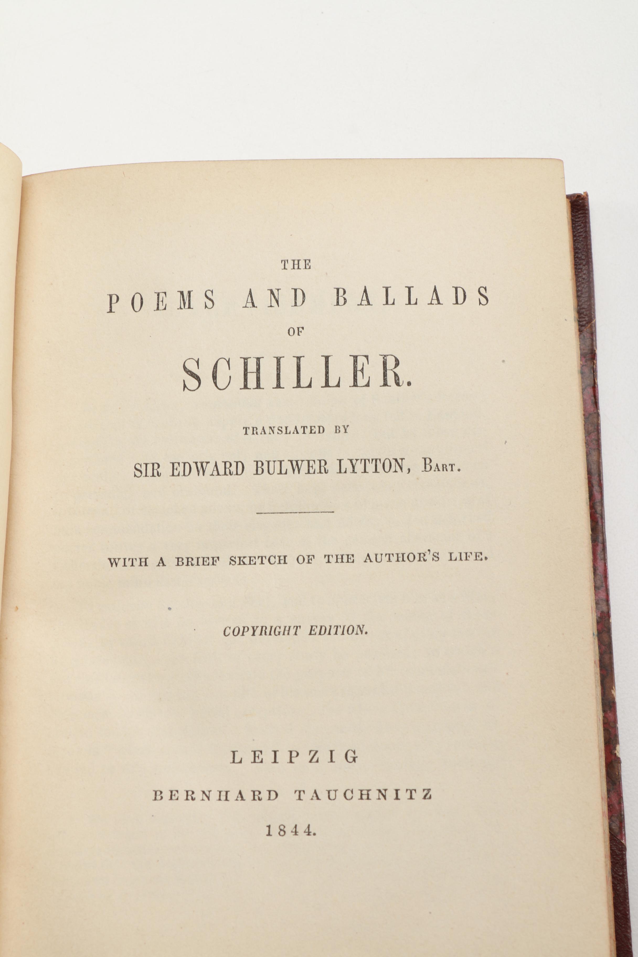 Sir Edward Bulwer-Lytton 13 Volume Book Set