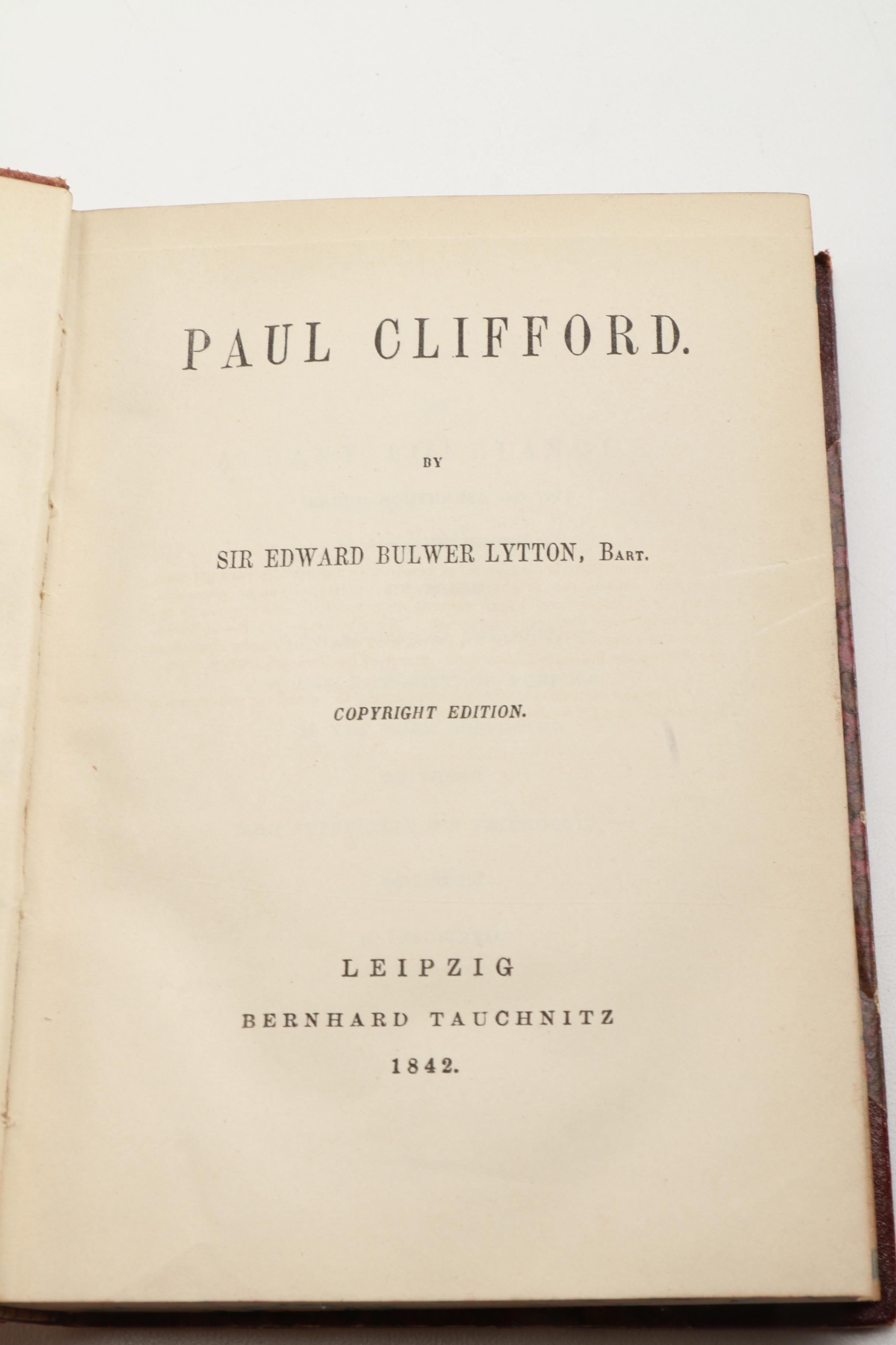 Sir Edward Bulwer-Lytton 13 Volume Book Set