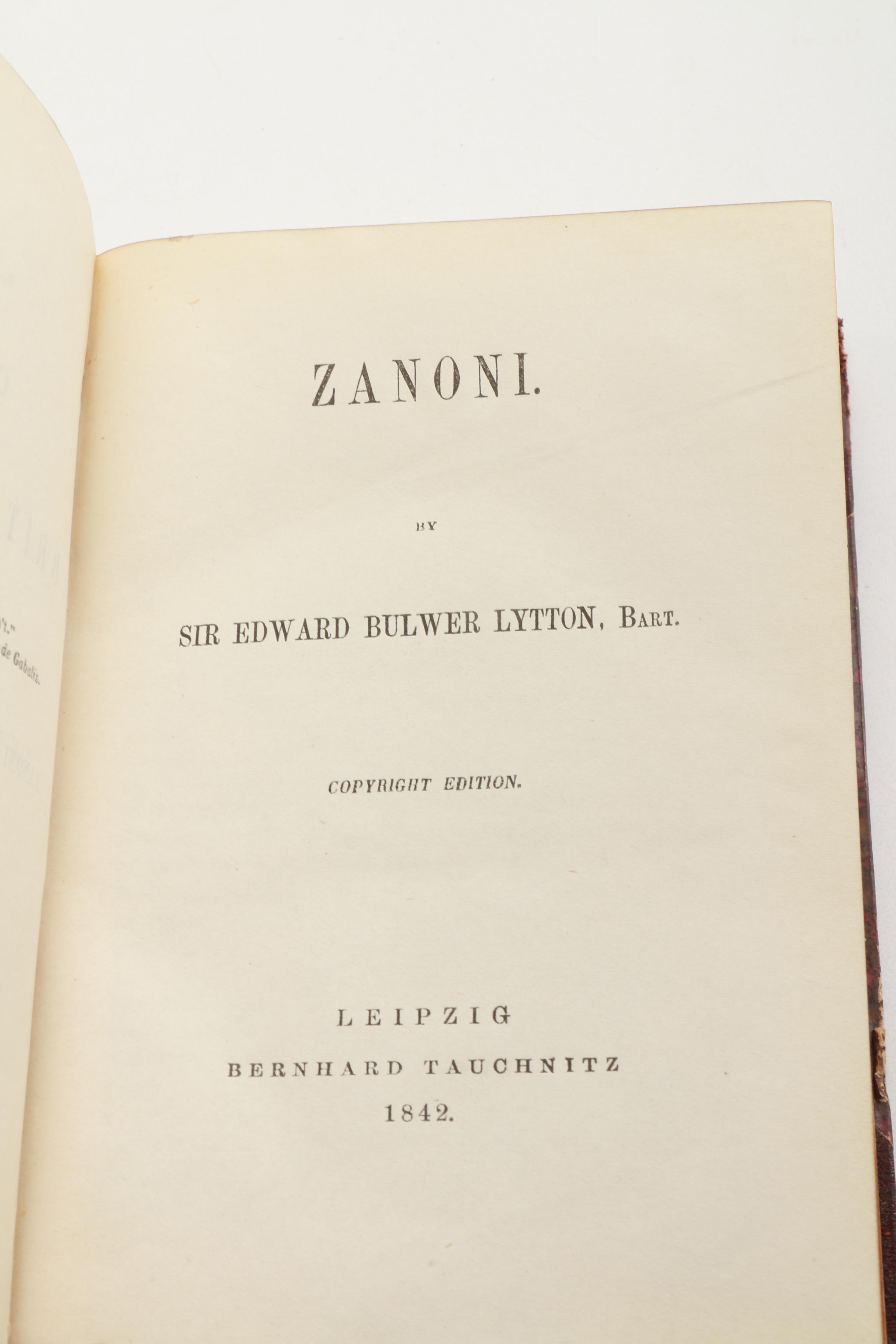 Sir Edward Bulwer-Lytton 13 Volume Book Set