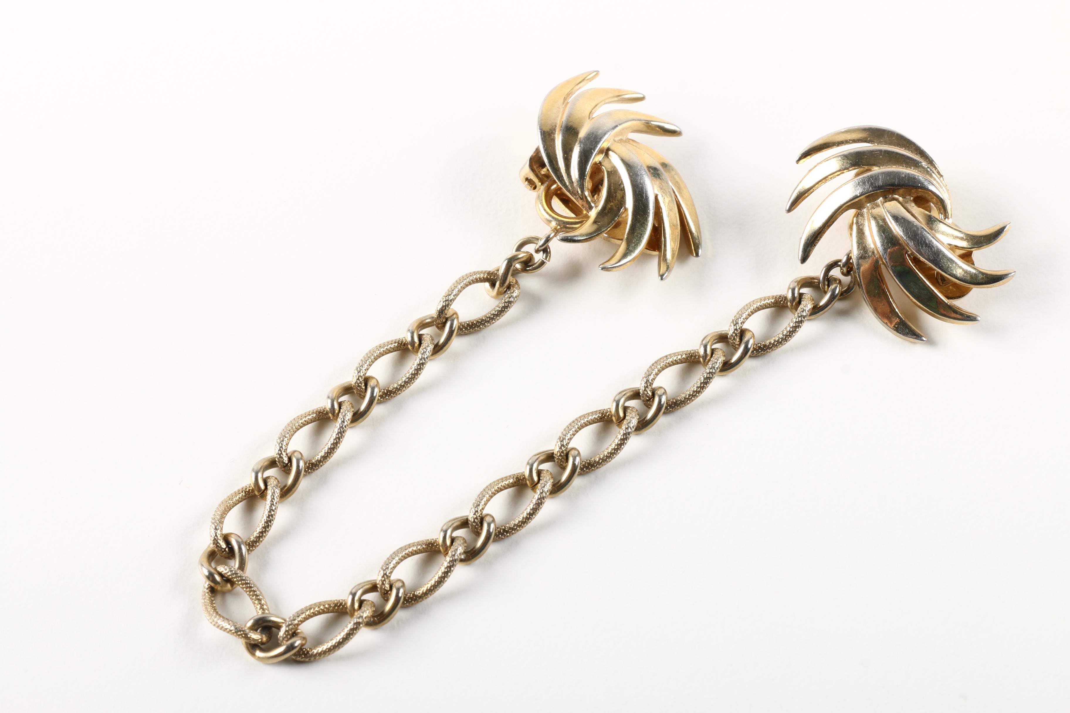 Gold Tone Costume Jewelry by Trifari