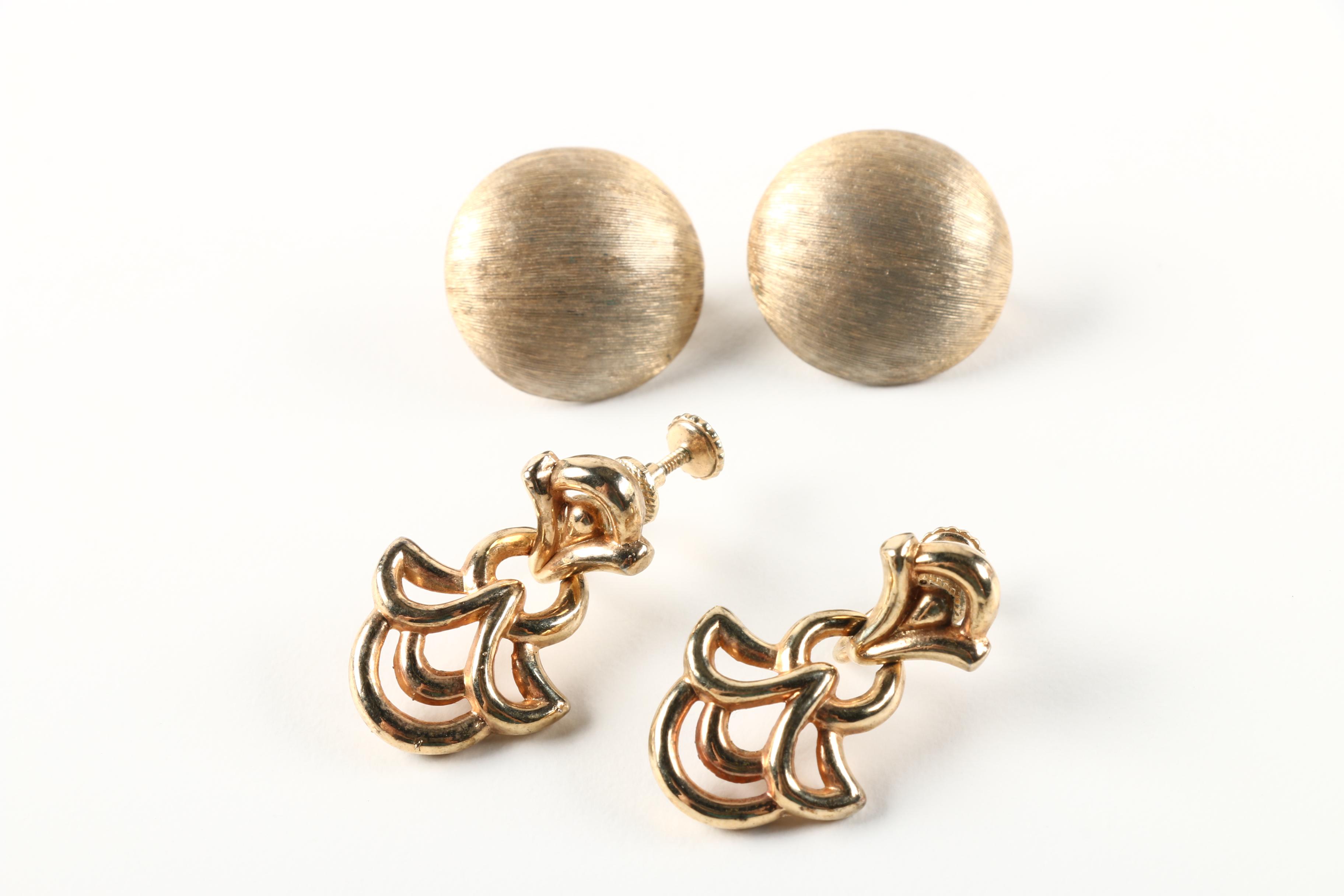 Gold Tone Costume Jewelry by Trifari