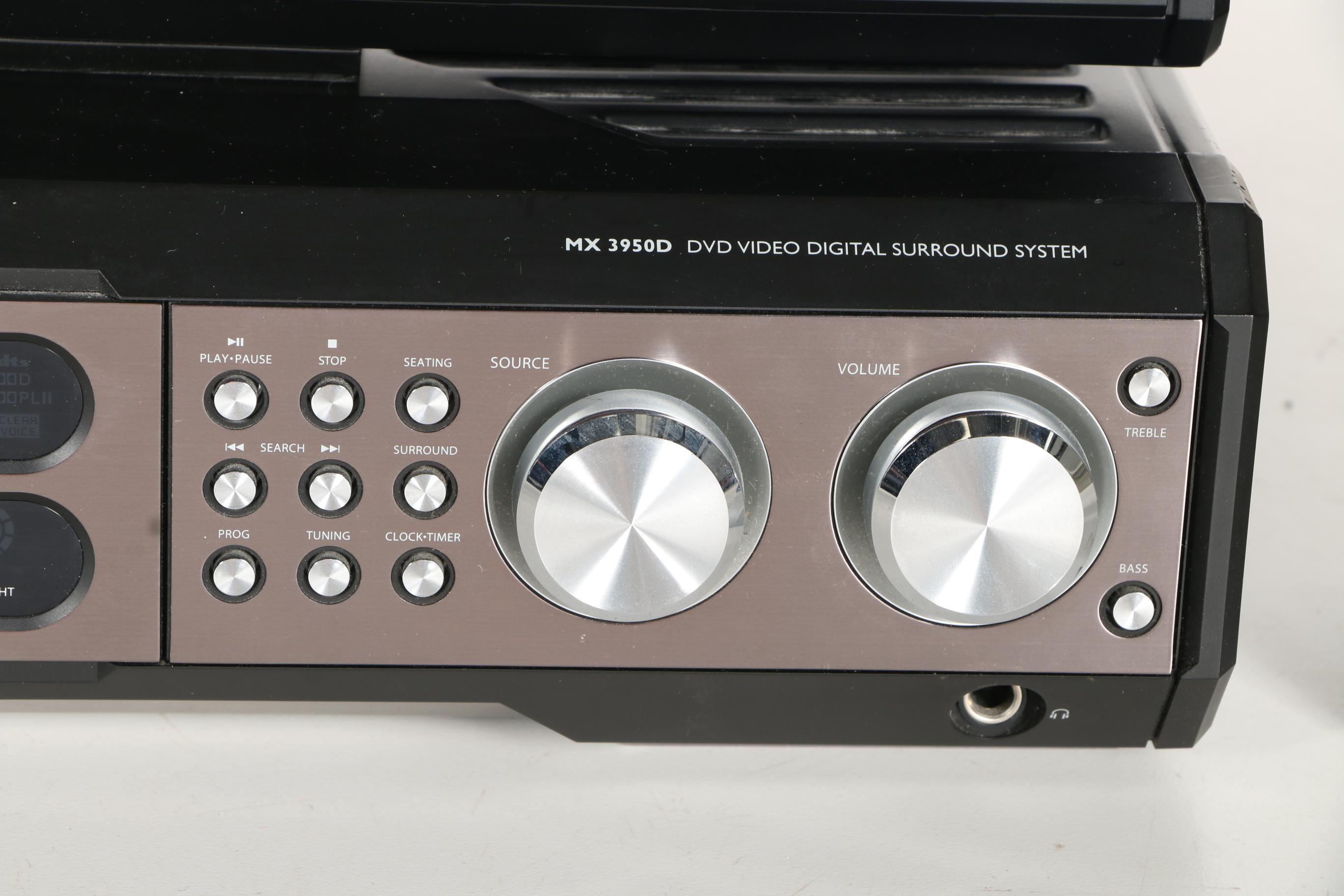 Philips DVD and Surround Sound System with Speakers