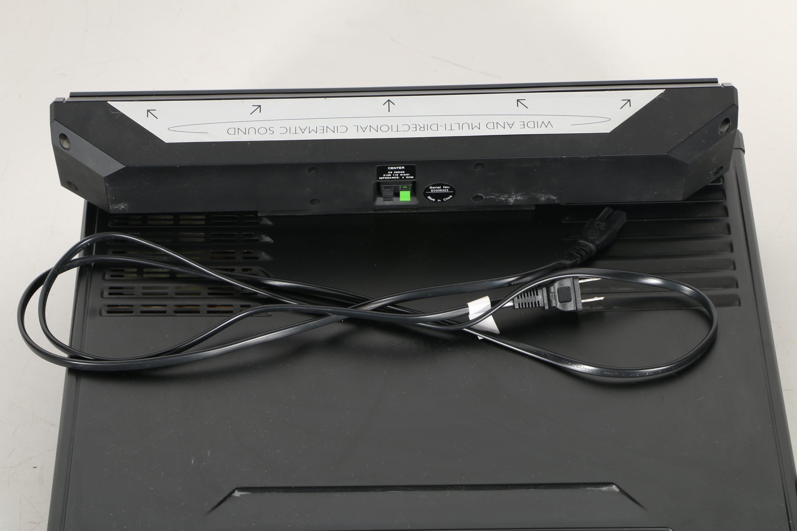 Philips DVD and Surround Sound System with Speakers