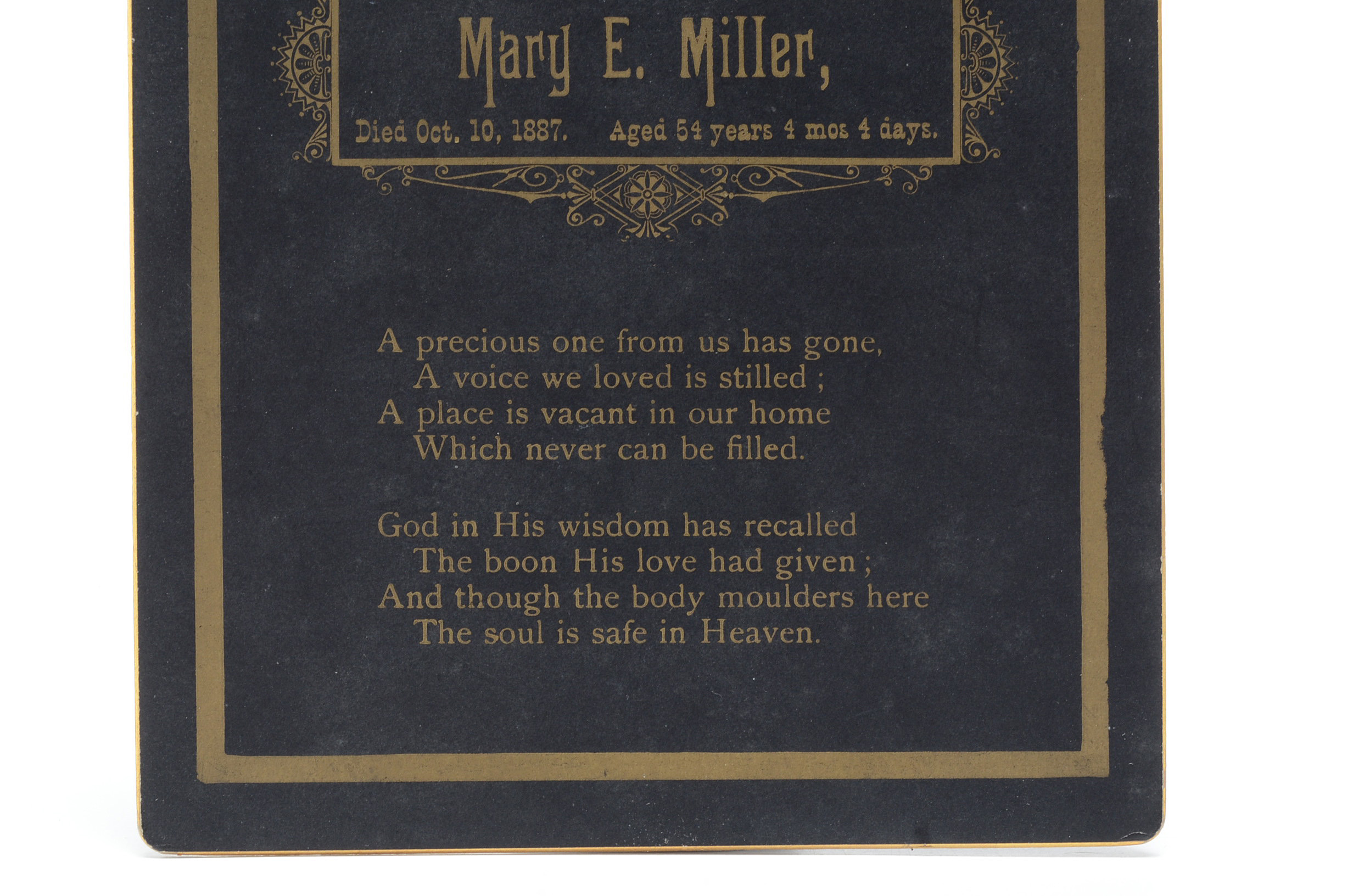 Three Antique and Vintage Memorial Cards