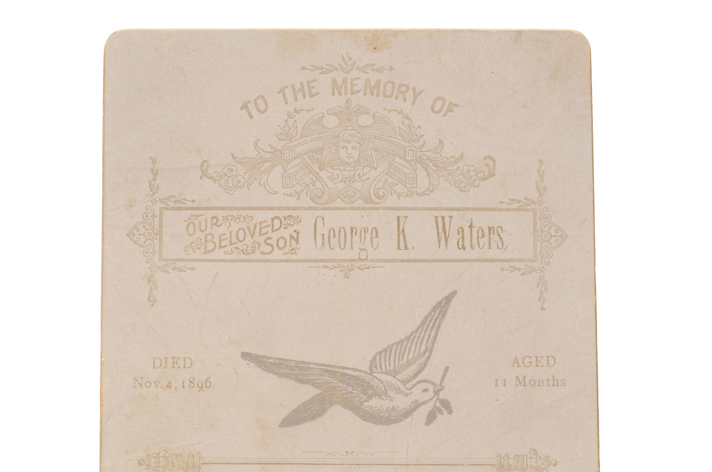 Three Antique and Vintage Memorial Cards