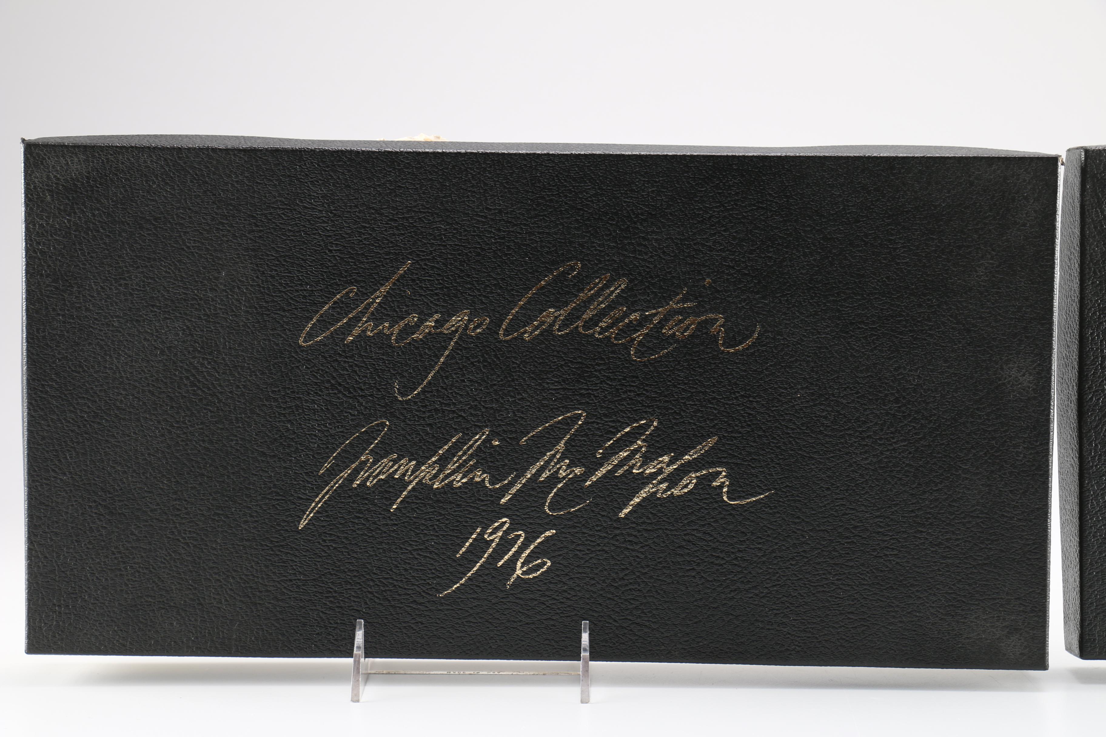 1970s Franklin McMahon Chicago Ceramic Plates