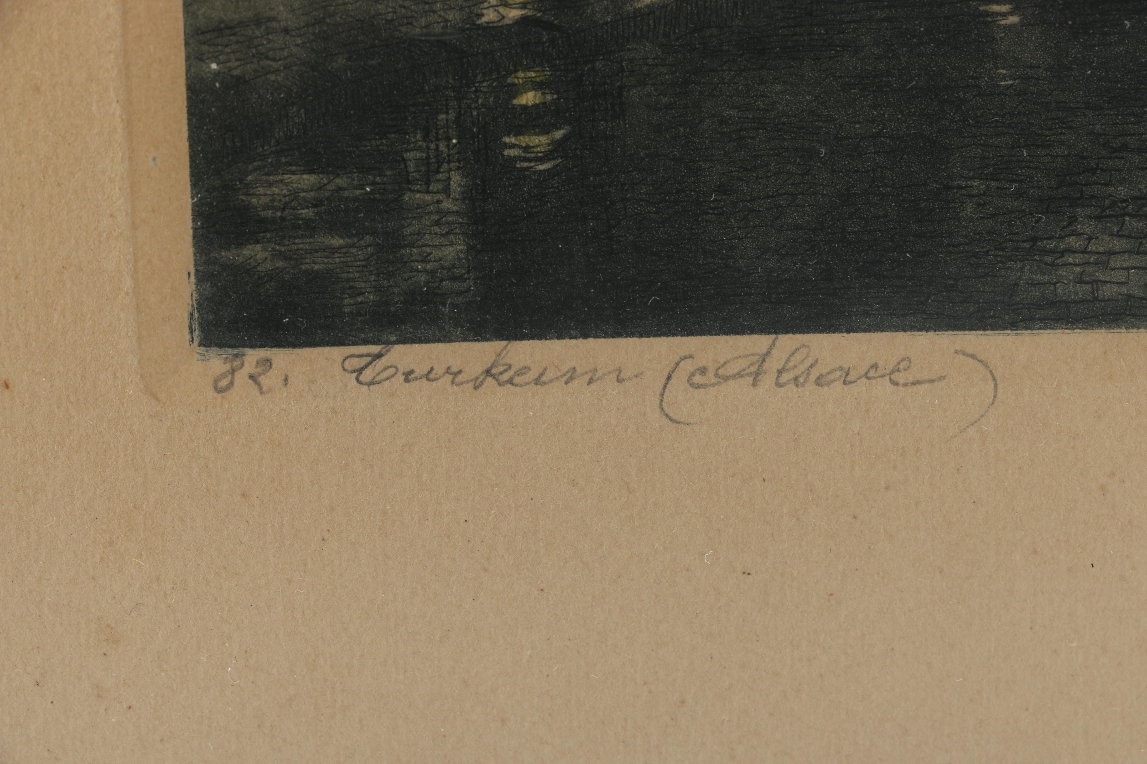 Set of Intaglio Prints