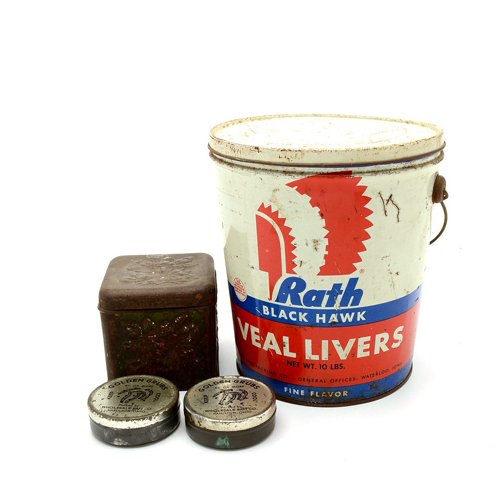 Collection of Vintage Oddity Tins