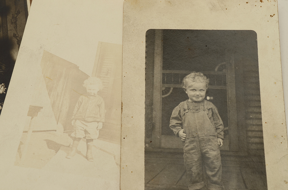 Rare Collection of Live and Casket Photographs of Young Boy