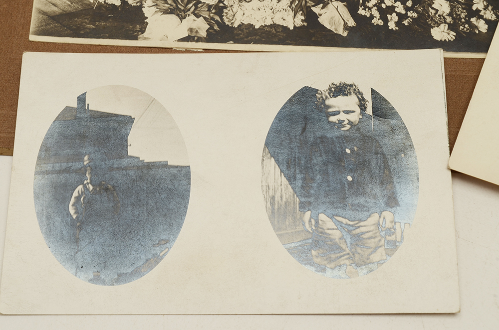 Rare Collection of Live and Casket Photographs of Young Boy