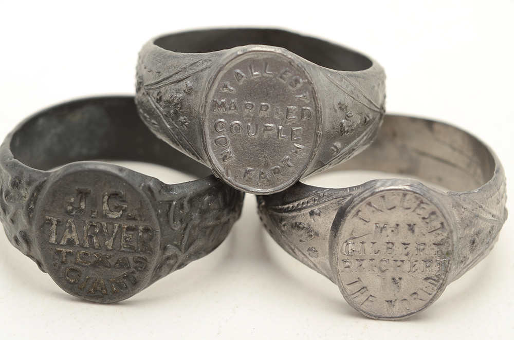 Three Vintage Circus Giant Rings