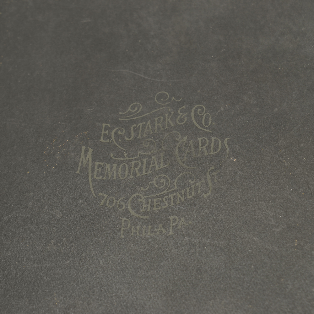 Four Antique Funeral Memorial Cards