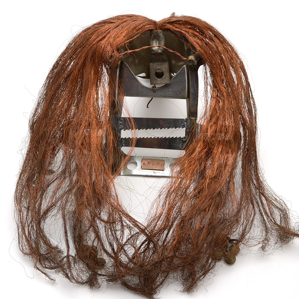 "Outsider" Art Metal Face Sculpture by Knoop
