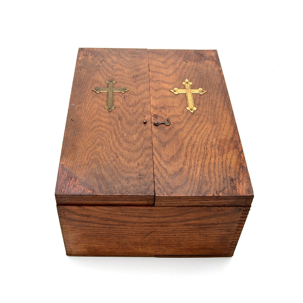 Antique Oak "Sick-Call" Box