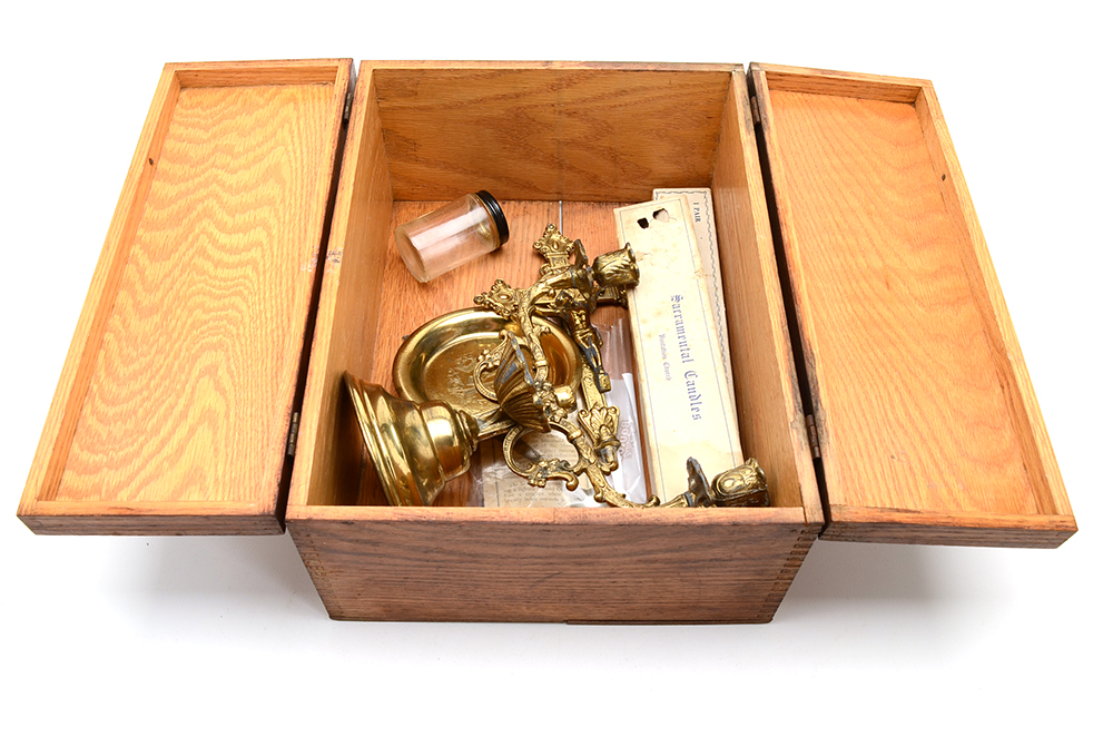 Antique Oak "Sick-Call" Box