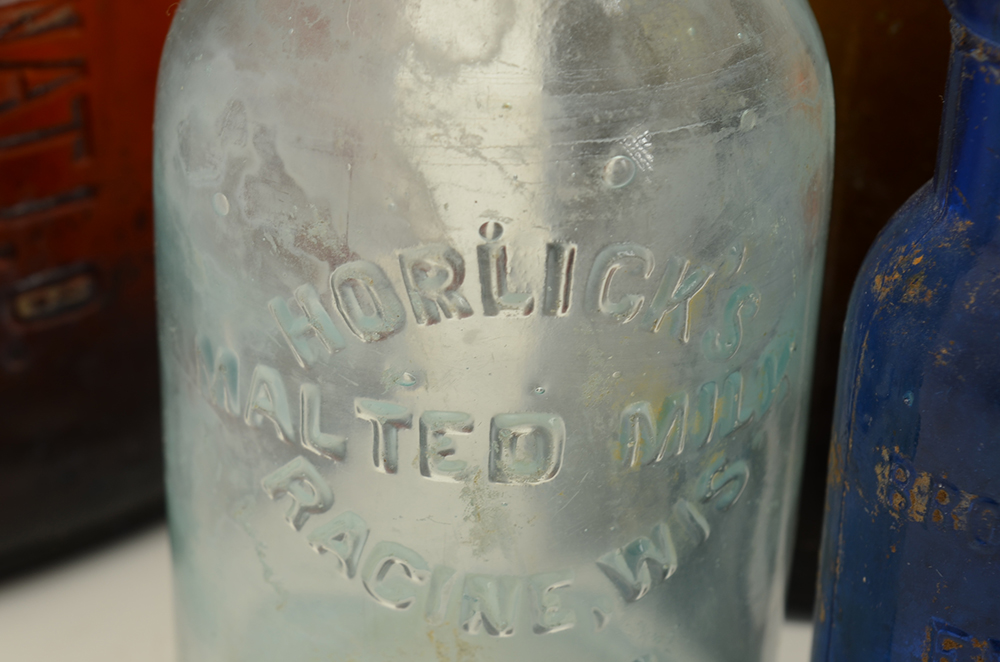 Collection of Seven Antique and Vintage Bottles
