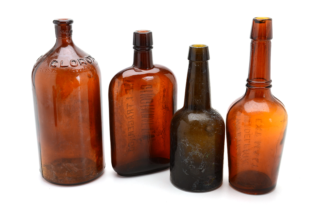 Collection of Seven Antique and Vintage Bottles