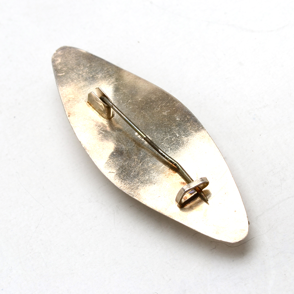 Late Victorian Sterling and Amethyst Brooch