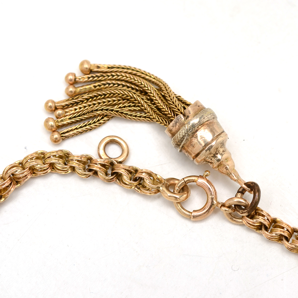 14K Yellow Gold Bracelet with Antique and Vintage Gold Charms