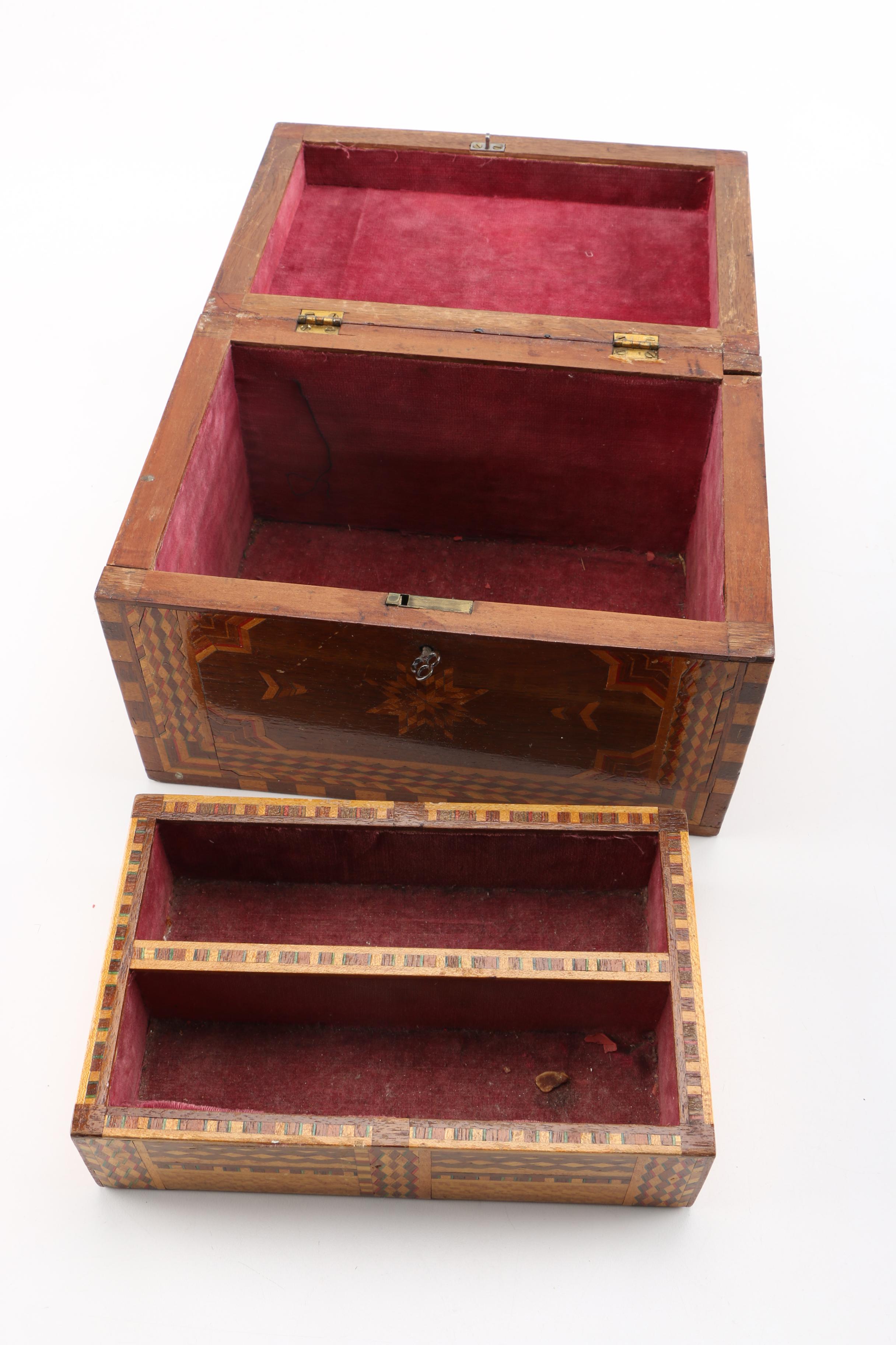 Early 20th Century and Vintage Boxes Including Mother of Pearl