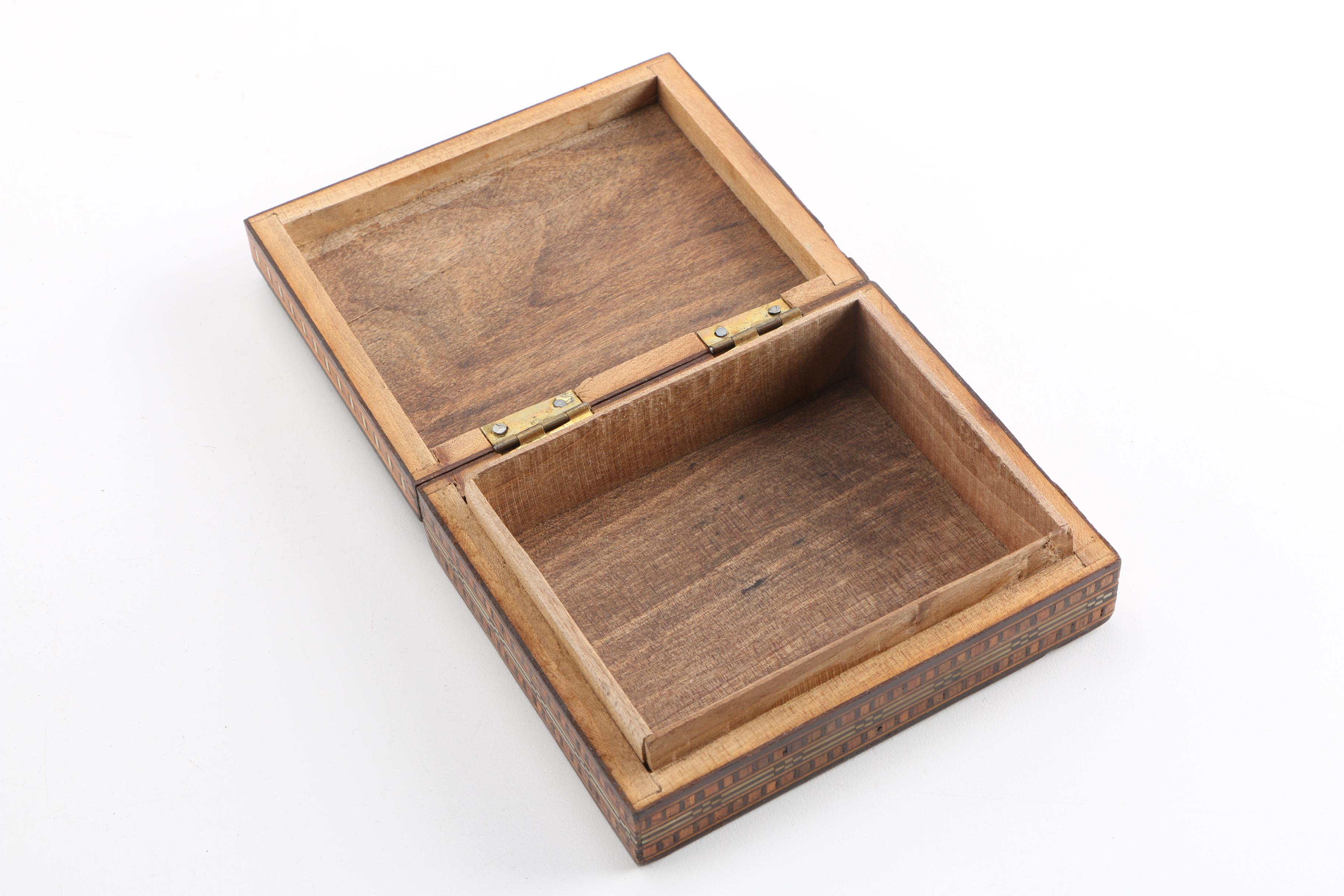 Early 20th Century and Vintage Boxes Including Mother of Pearl