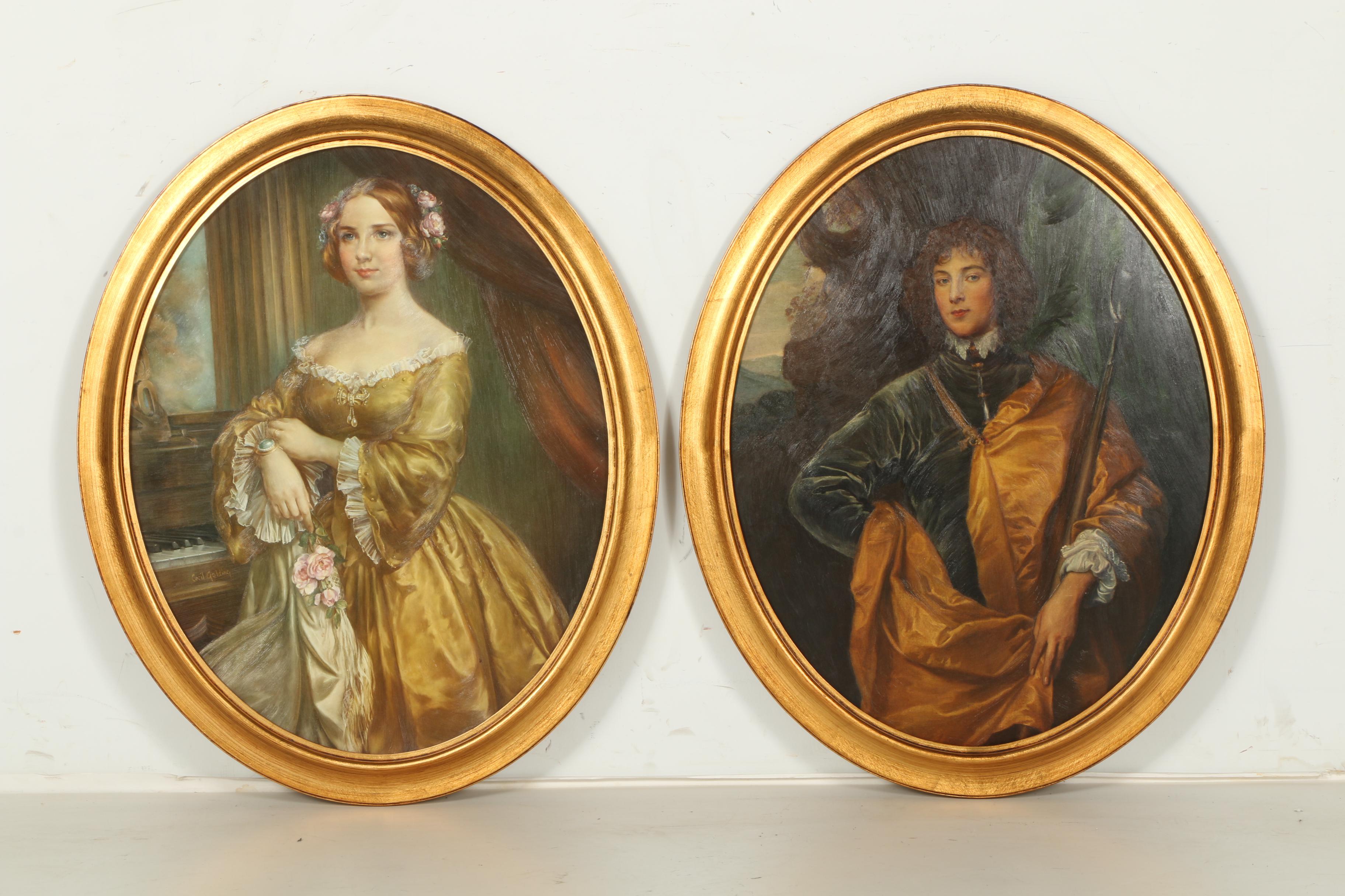 After Cecil Golding and Anthony van Dyck Giclee Portrait Prints