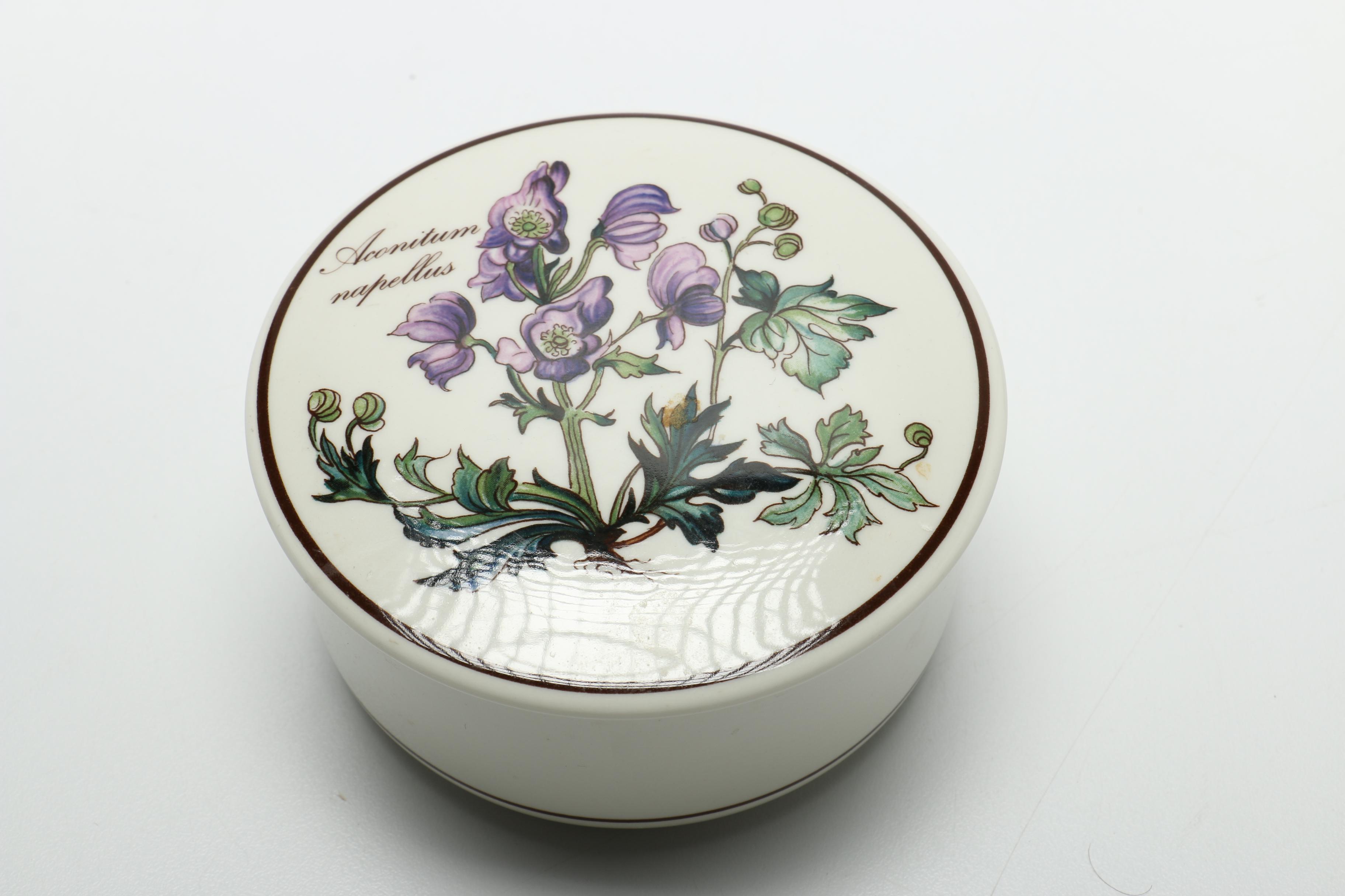 Villeroy And Bloch "Botanica" Porcelain Boxes