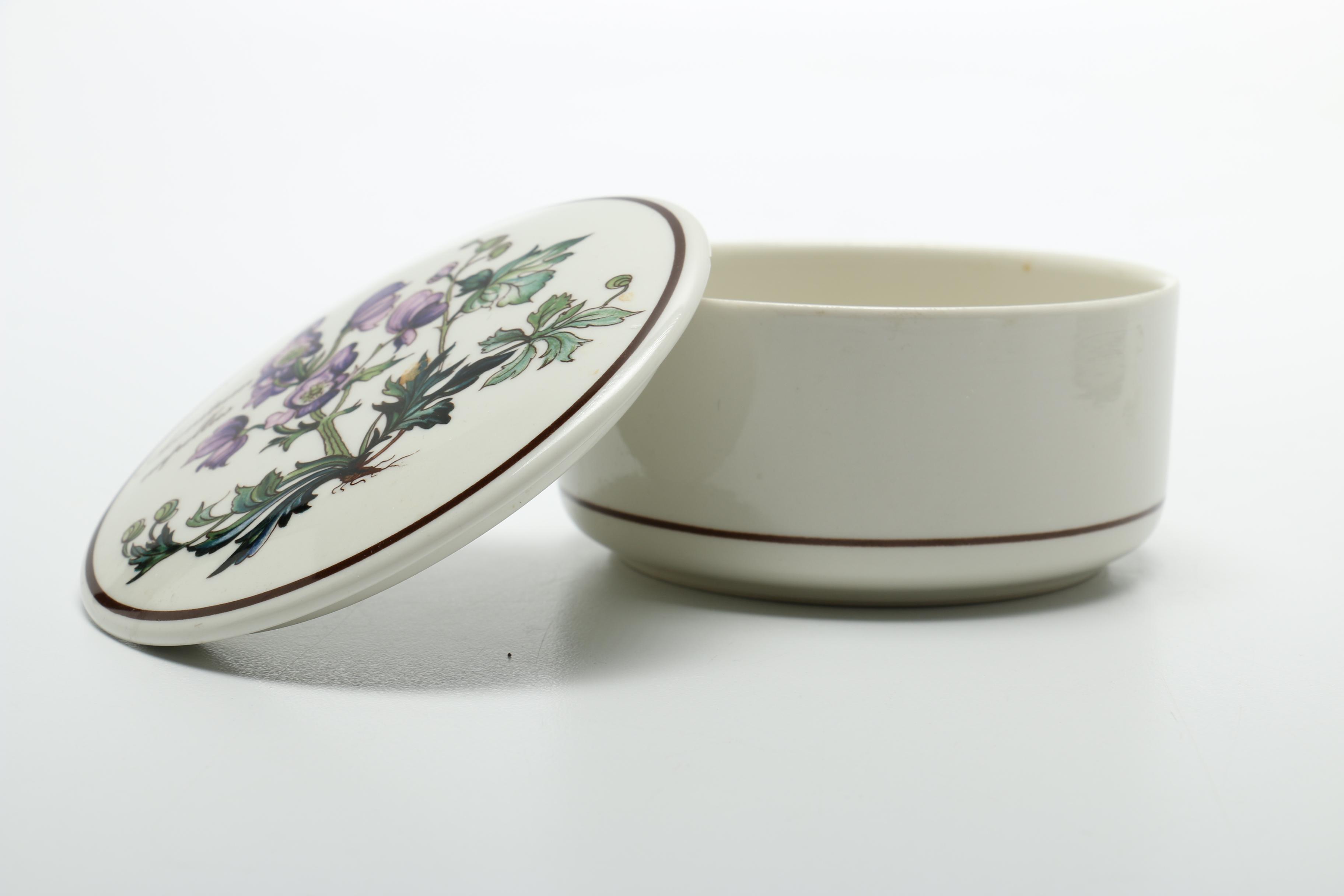 Villeroy And Bloch "Botanica" Porcelain Boxes