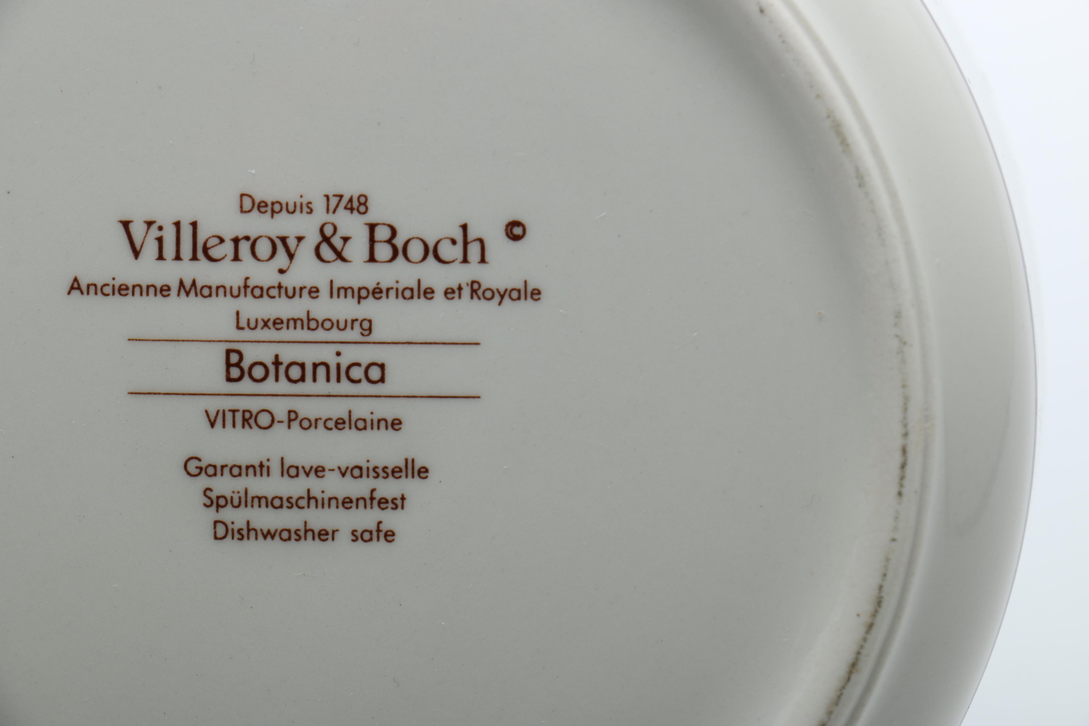 Villeroy And Bloch "Botanica" Porcelain Boxes