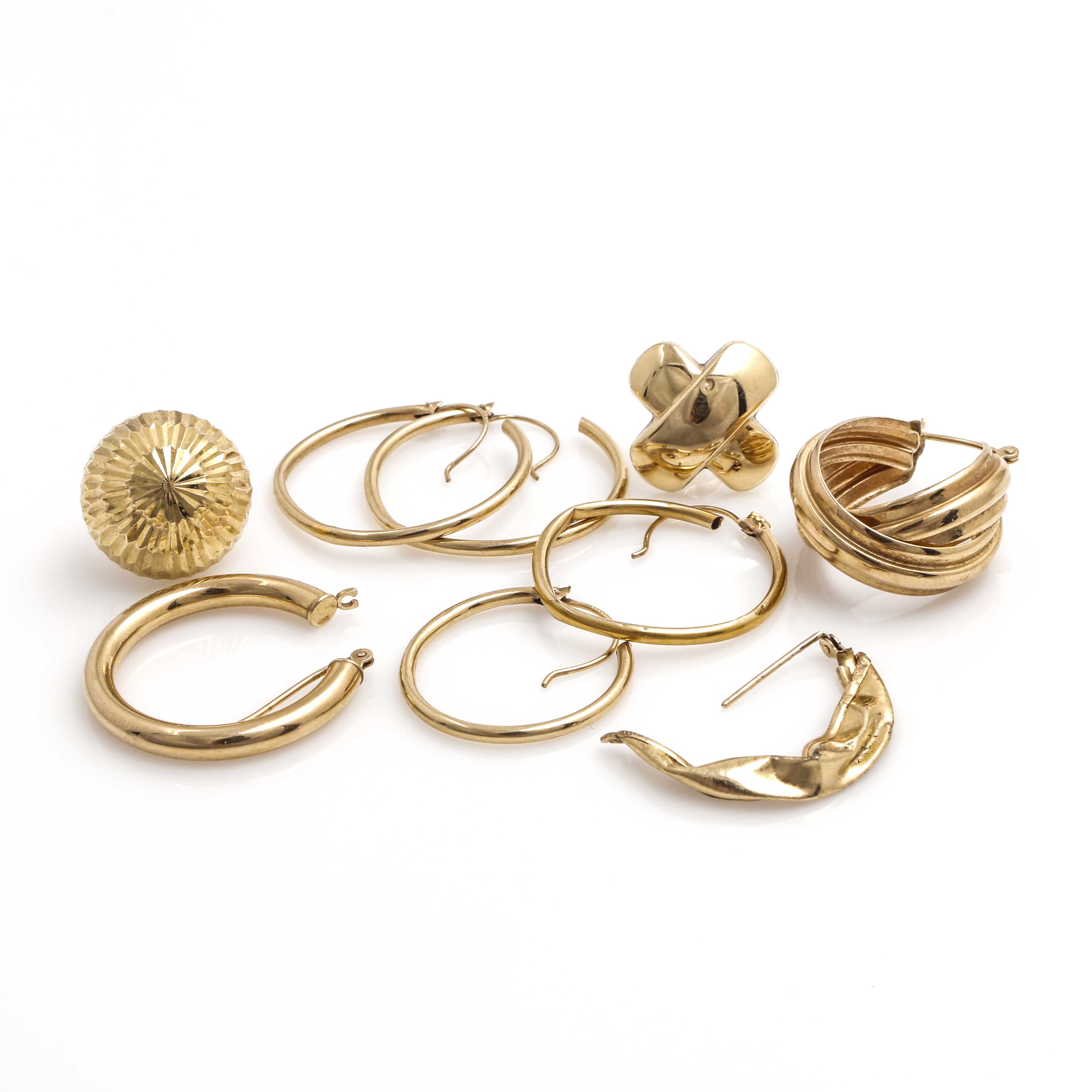 14K Yellow Gold Scrap Jewelry Pieces