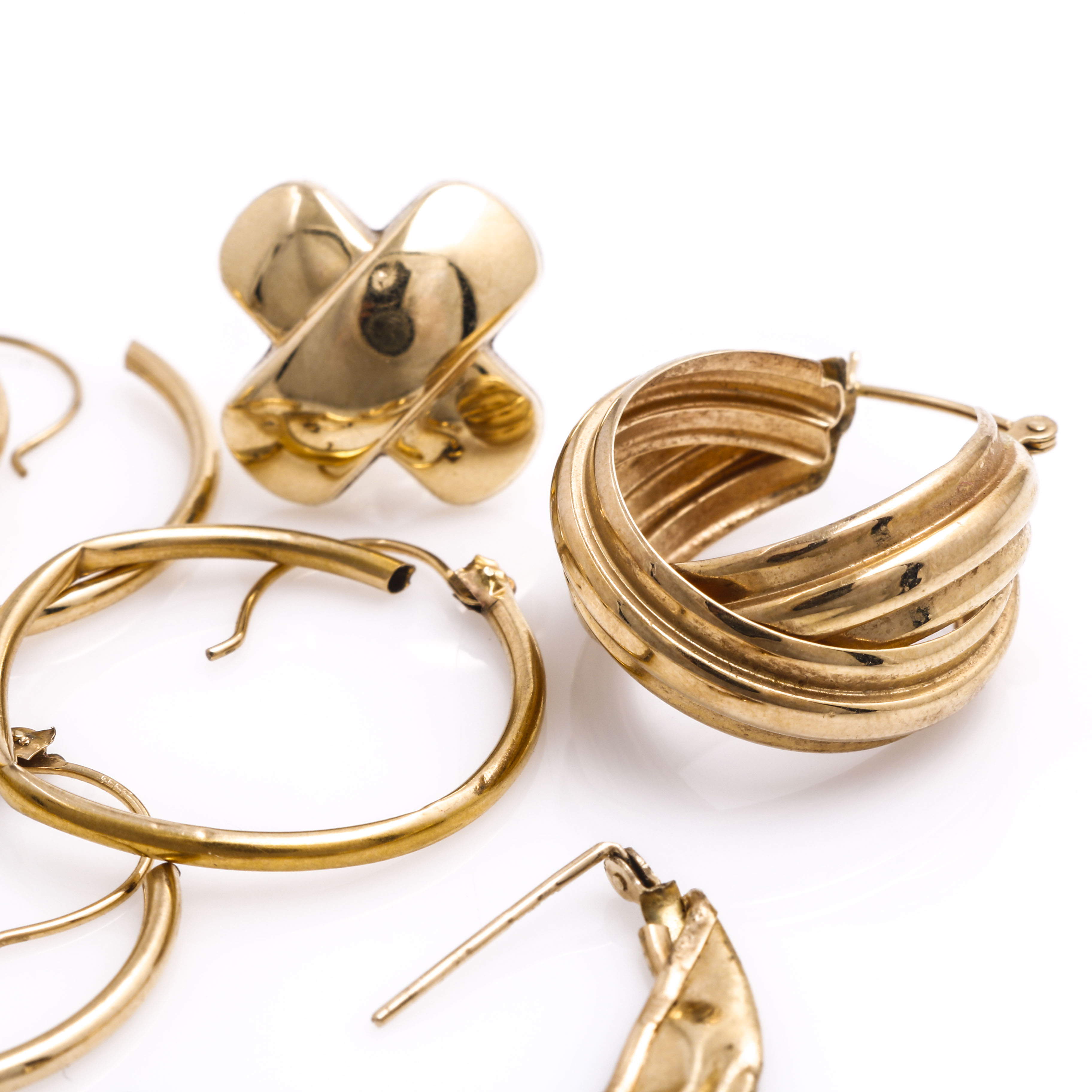 14K Yellow Gold Scrap Jewelry Pieces