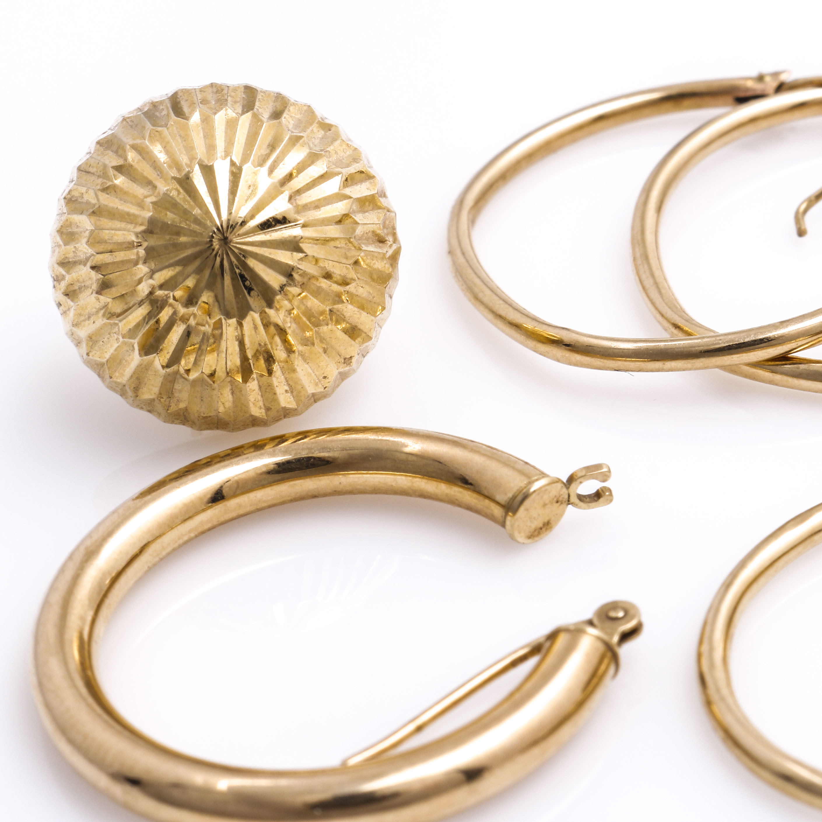 14K Yellow Gold Scrap Jewelry Pieces