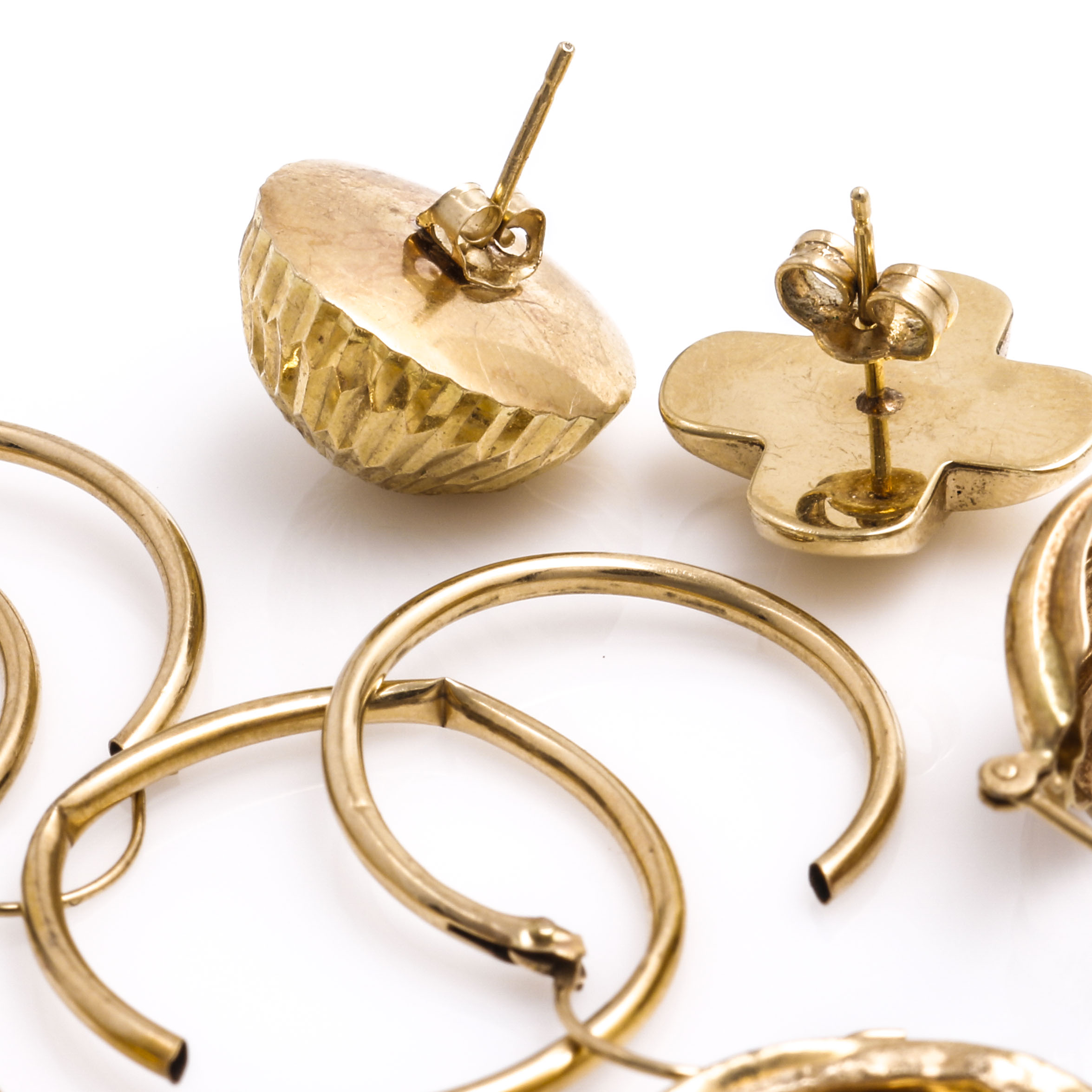 14K Yellow Gold Scrap Jewelry Pieces