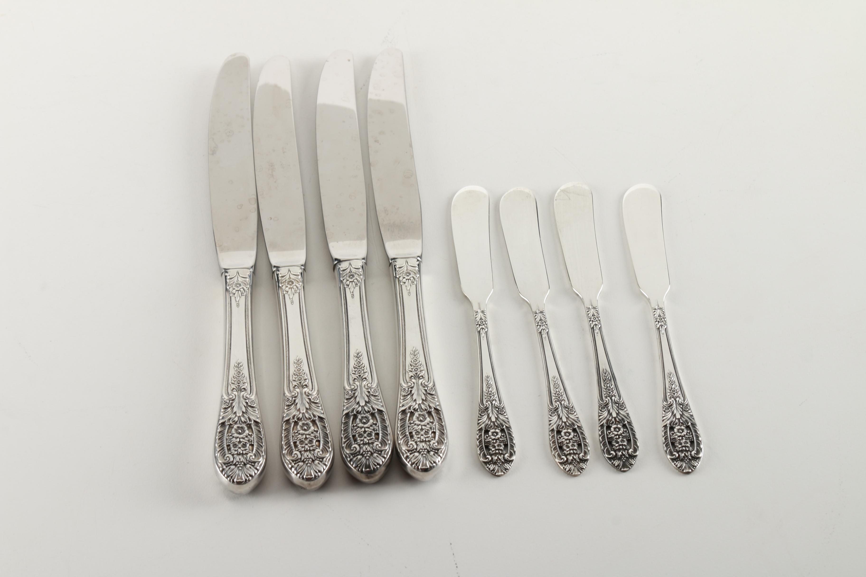 Fine Arts "Crown Princess" Sterling Silver Flatware for Four