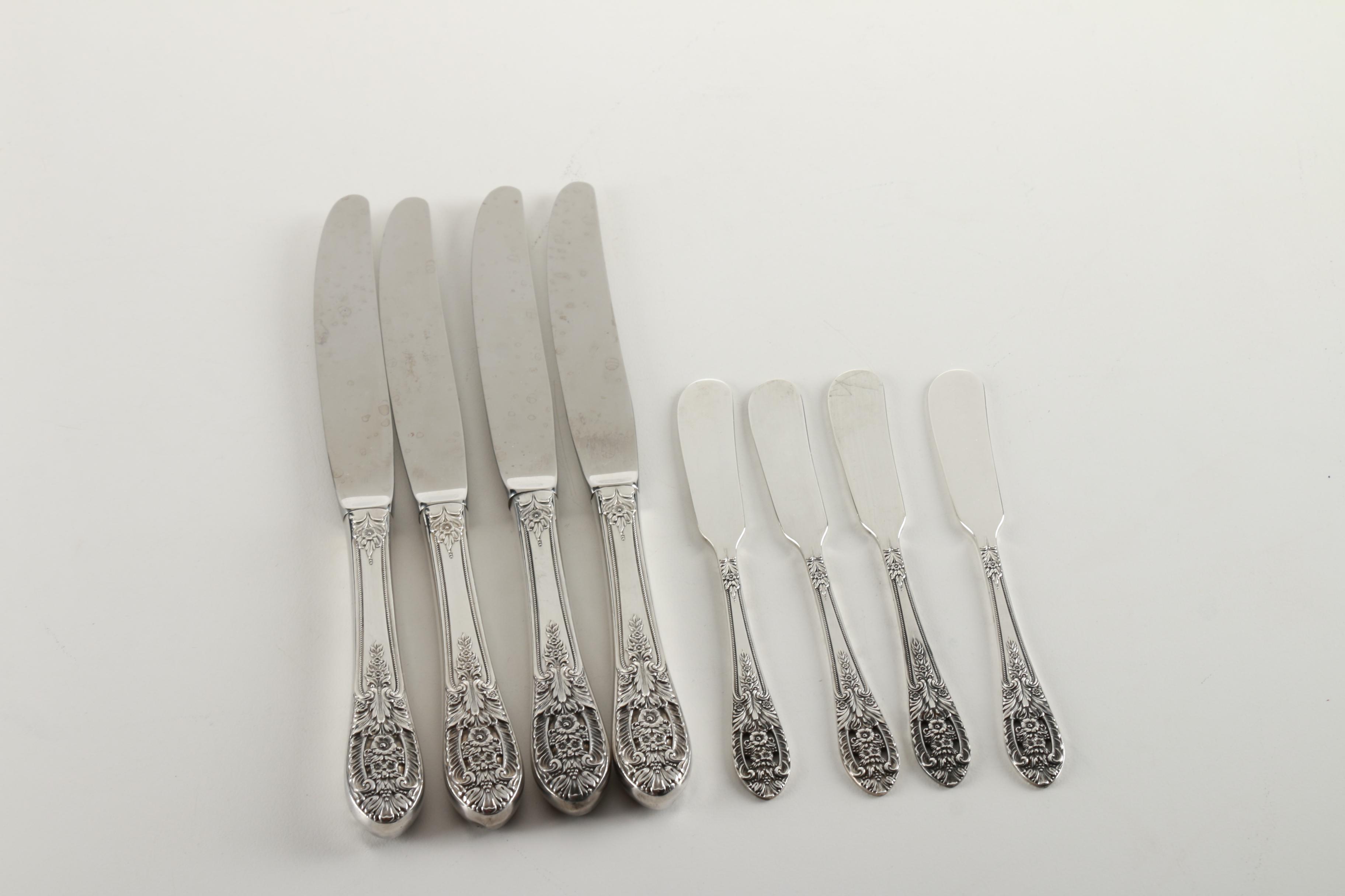 Fine Arts "Crown Princess" Sterling Silver Flatware for Four