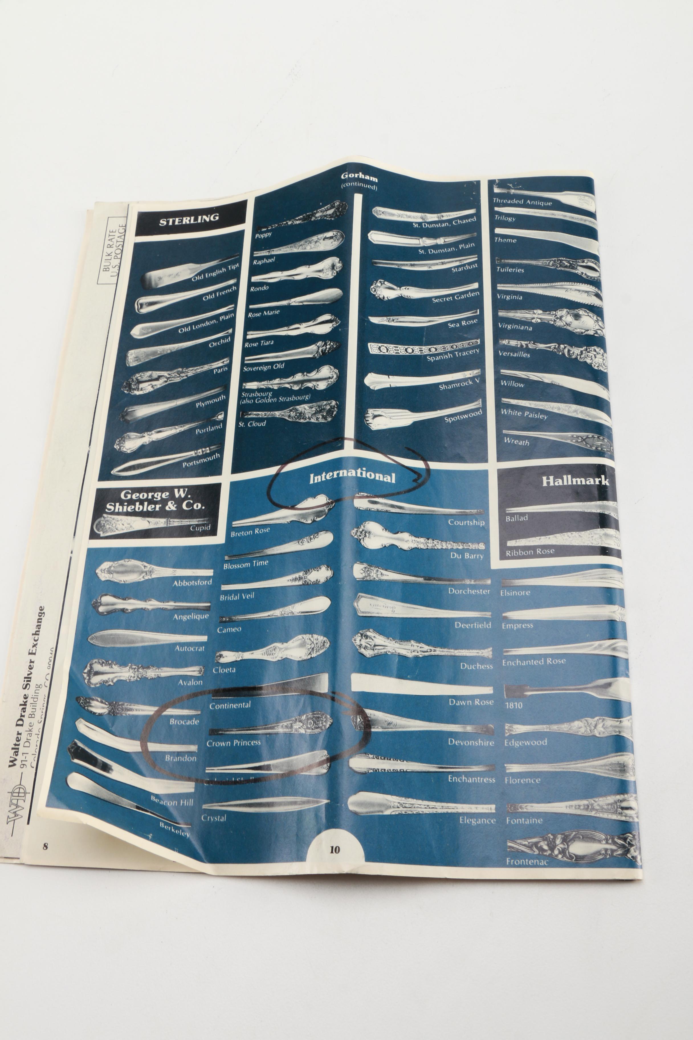 Fine Arts "Crown Princess" Sterling Silver Flatware for Four