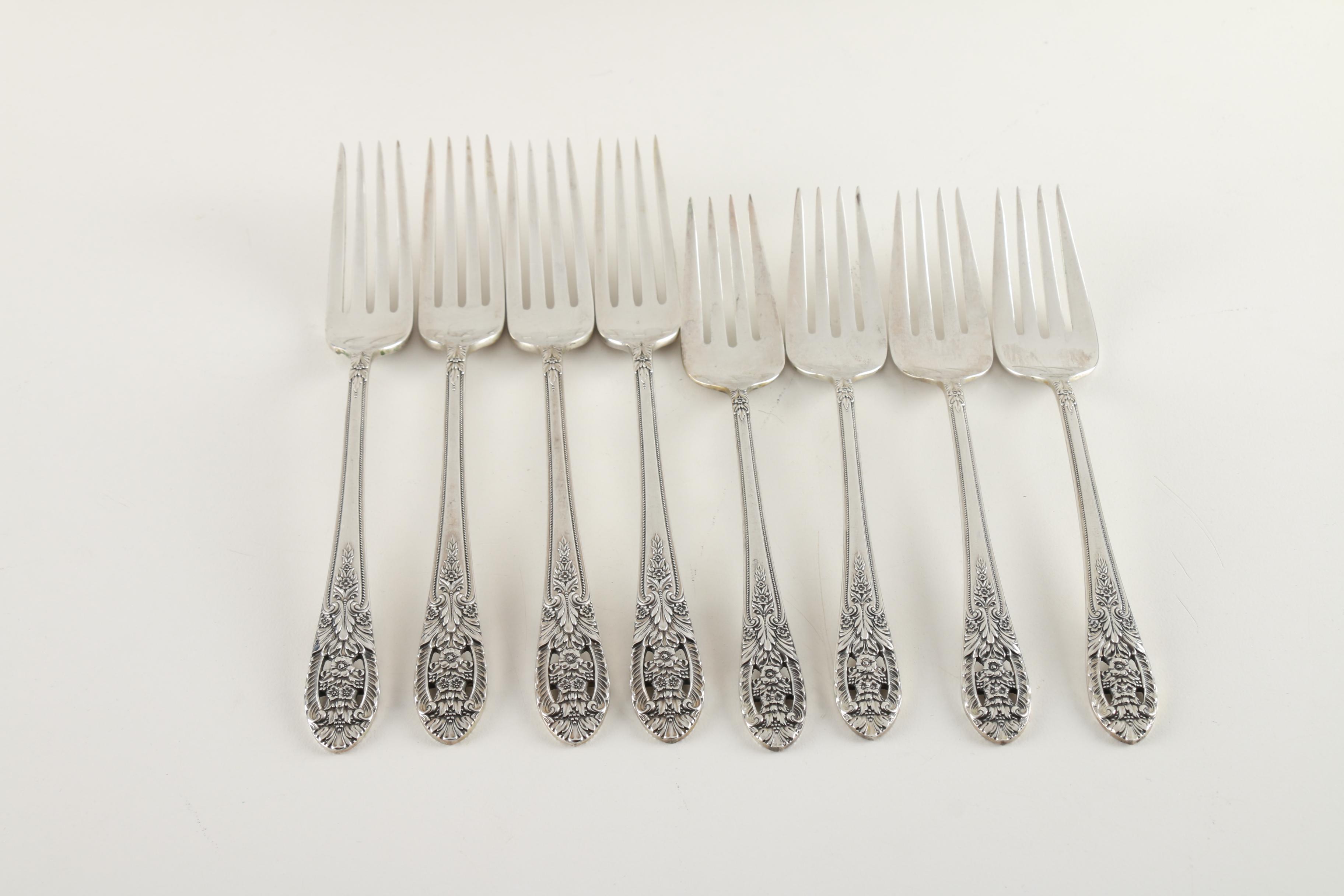 Fine Arts "Crown Princess" Sterling Silver Flatware for Four