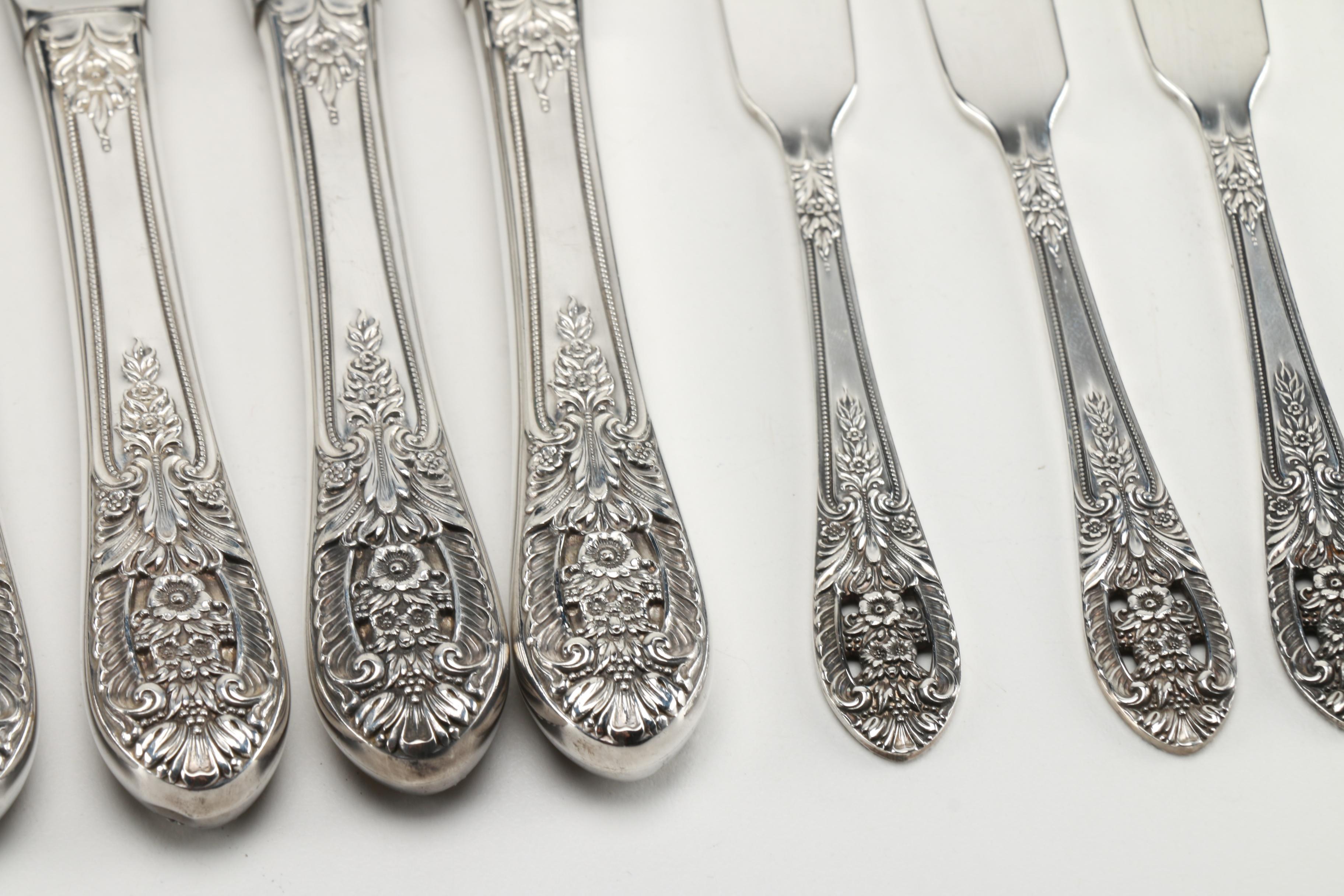 Fine Arts "Crown Princess" Sterling Silver Flatware for Four