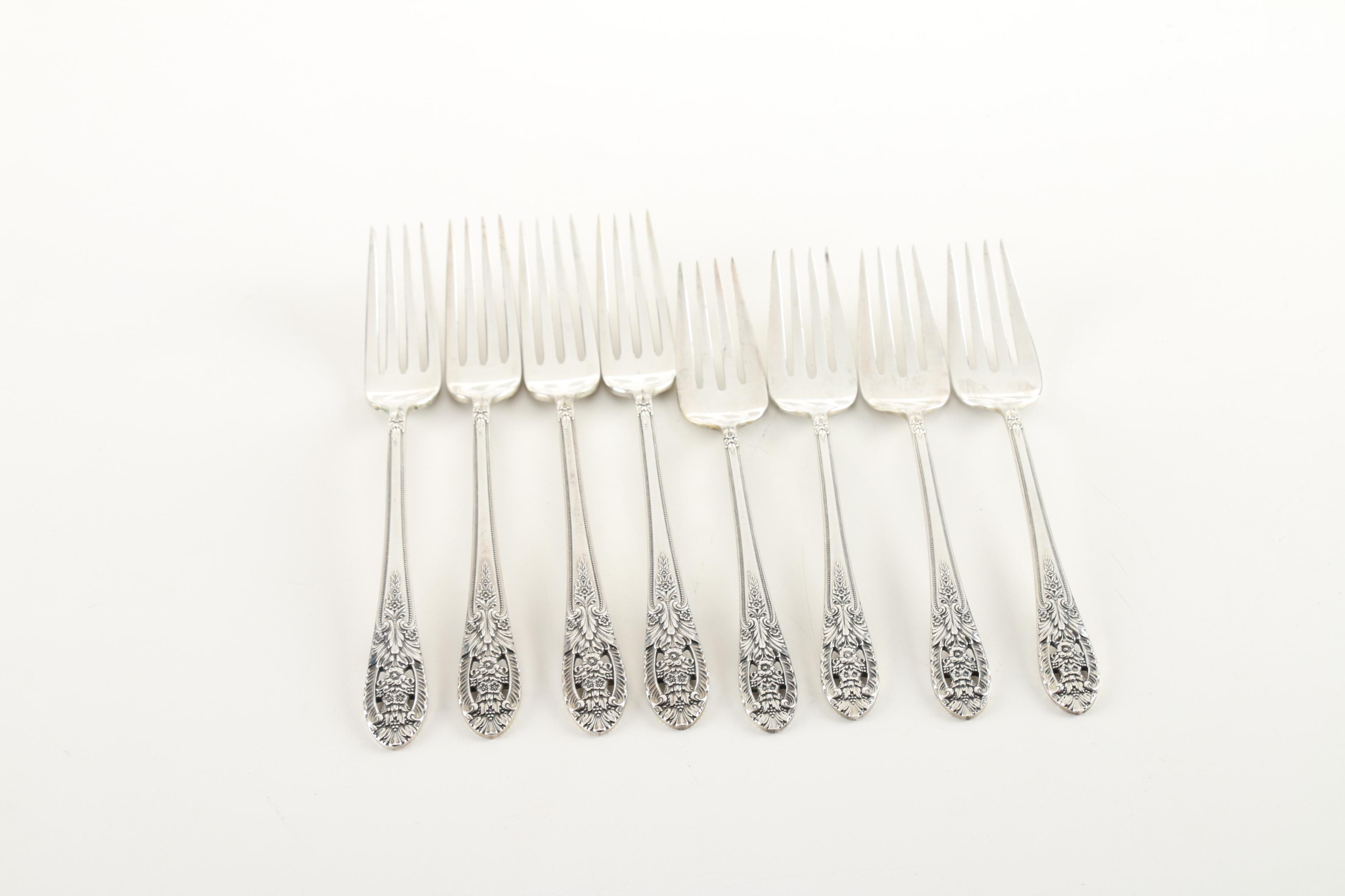 Fine Arts "Crown Princess" Sterling Silver Flatware for Four