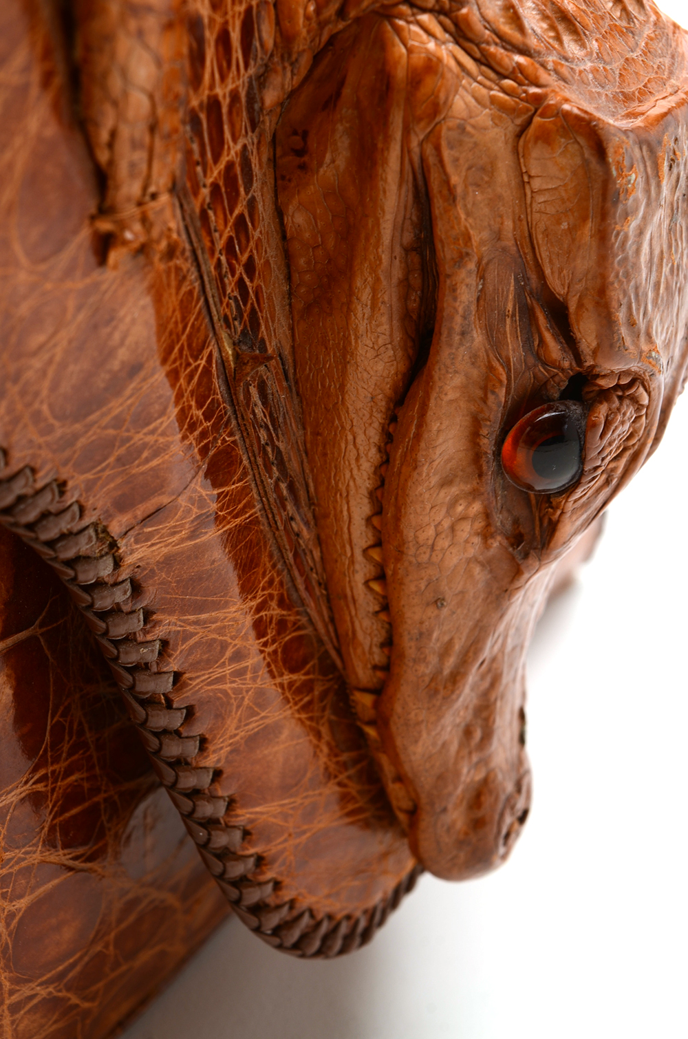 Vintage Alligator Taxidermy Handbag
