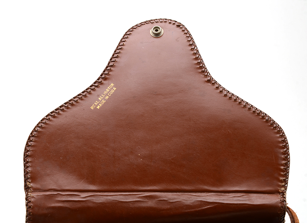 Vintage Alligator Taxidermy Handbag