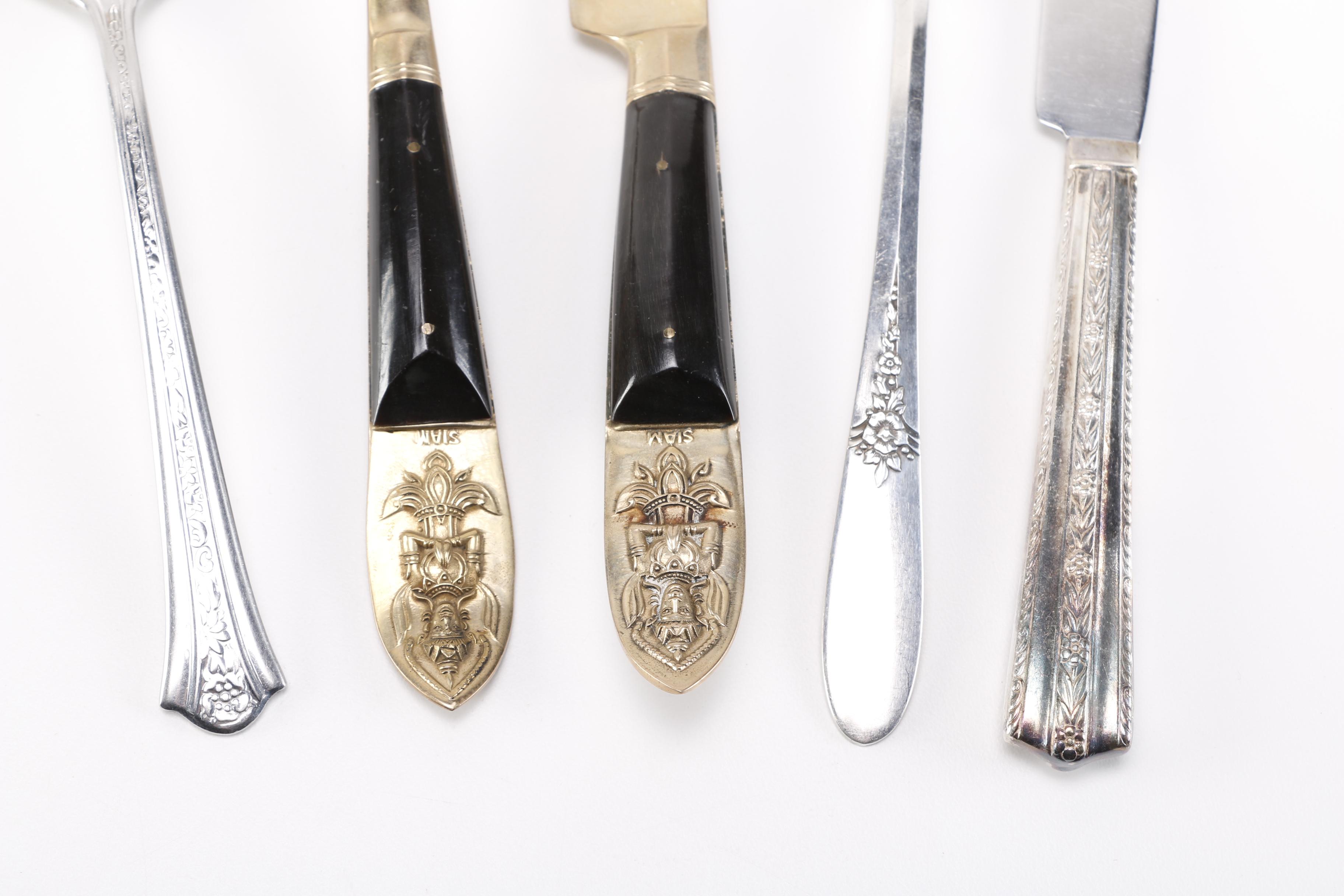 Knickerbocker "Roseanne" Silver Plated Flatware Service and More