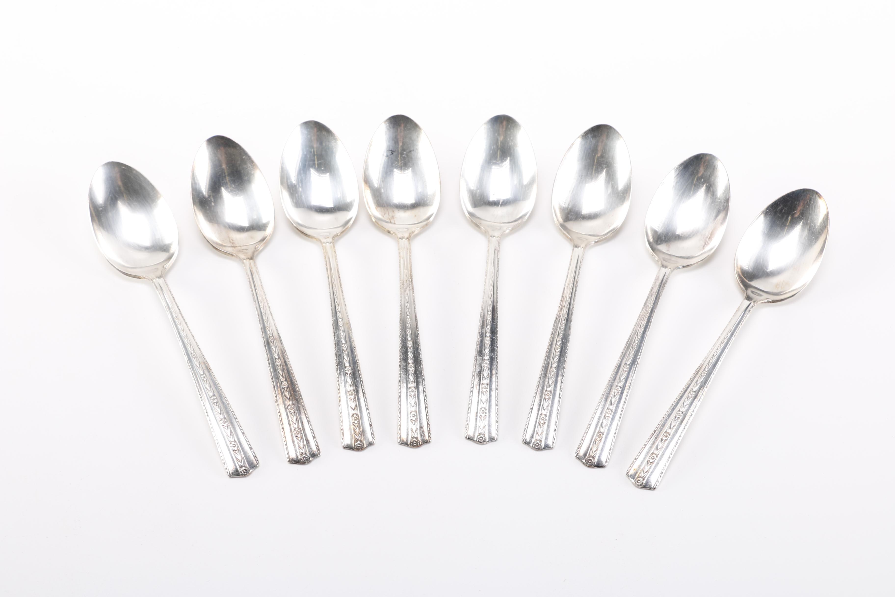 Knickerbocker "Roseanne" Silver Plated Flatware Service and More