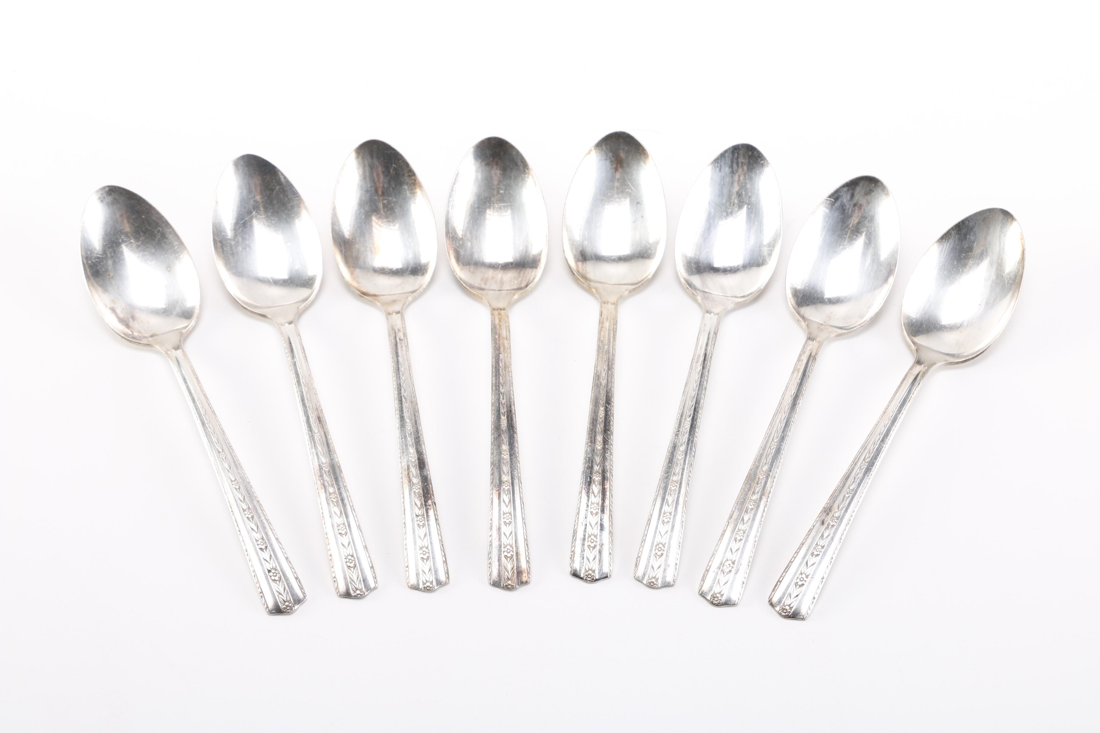 Knickerbocker "Roseanne" Silver Plated Flatware Service and More
