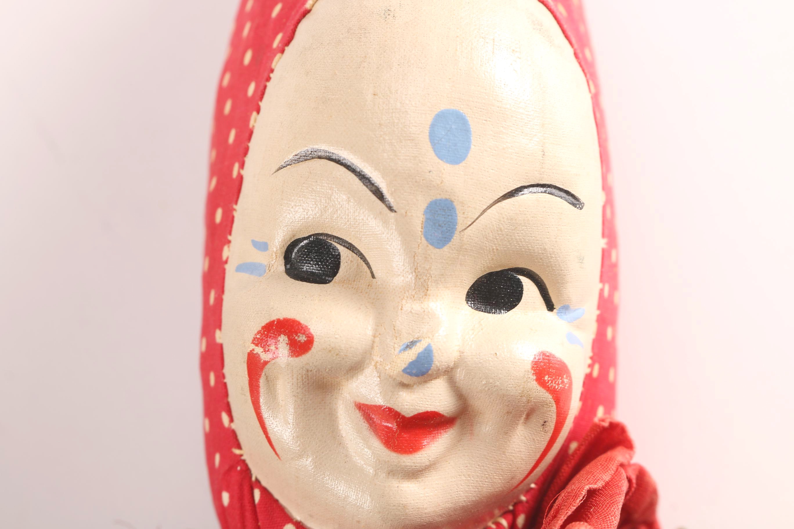 Vintage Yo-Yo Clown Doll