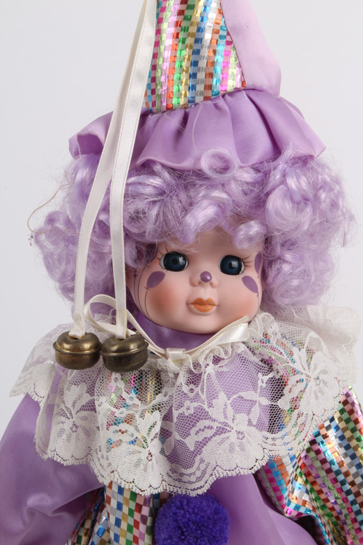 Pair of Brinn's and Heritage Clown Dolls