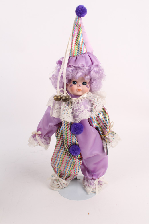Pair of Brinn's and Heritage Clown Dolls